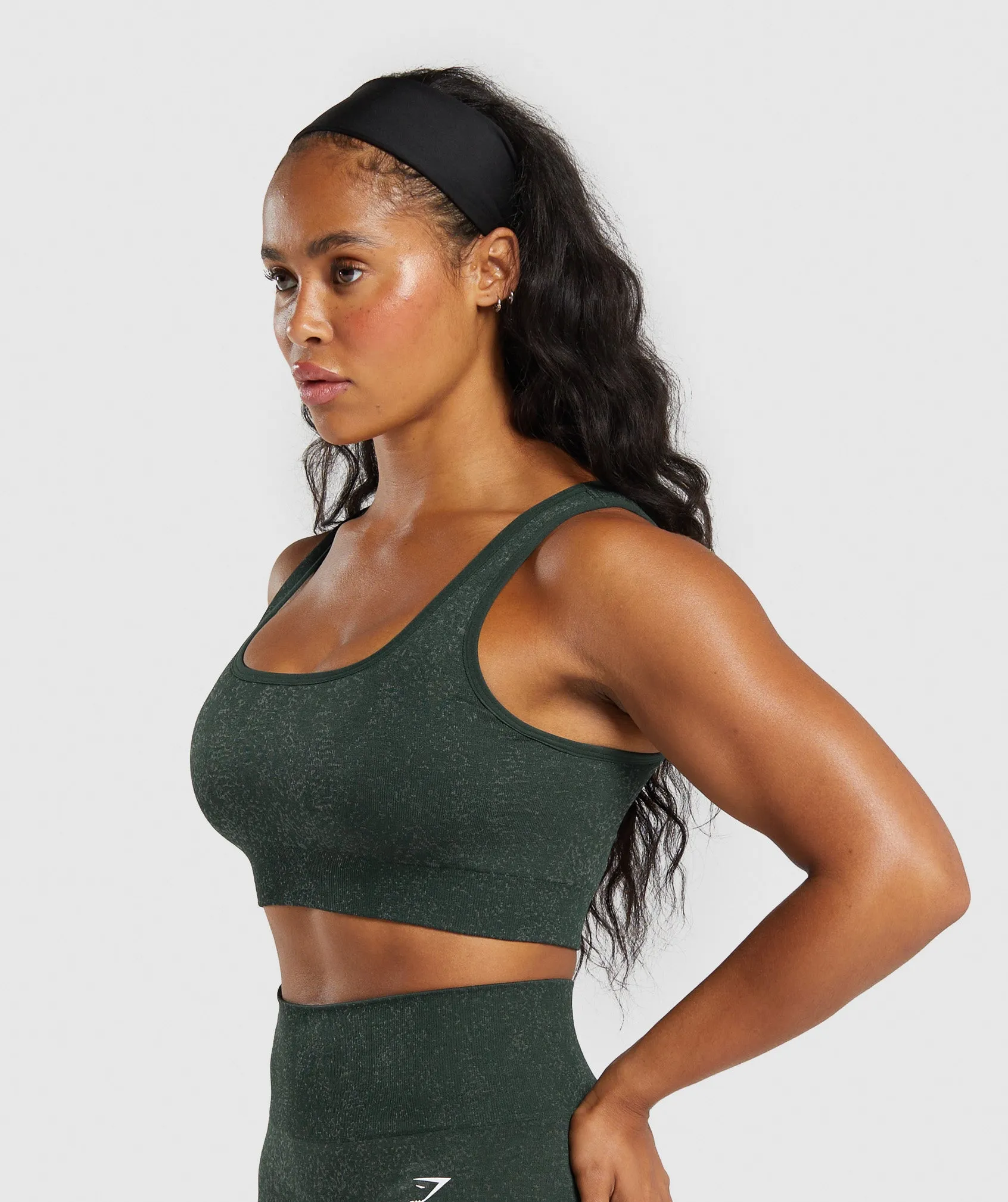 Gymshark Adapt Fleck Sports Bra - Victory Green/ Unit Green