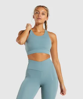 Gymshark Captivate Sports Bra - Turquoise