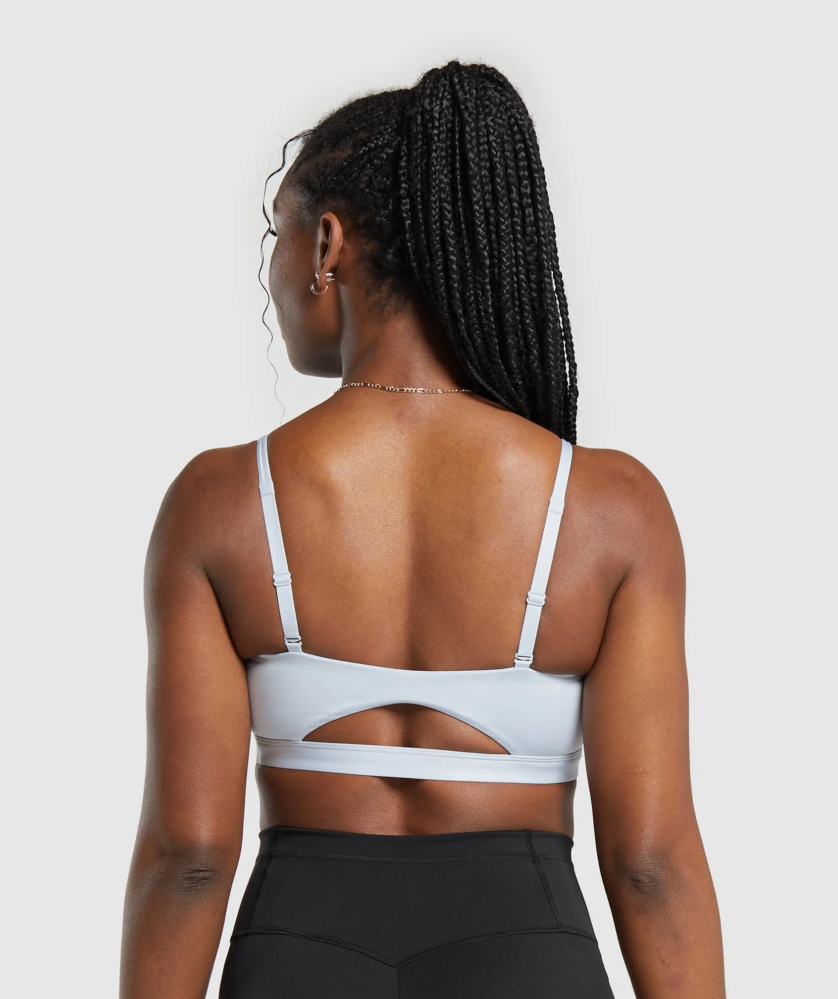 Gymshark Cut Out Bandeau - Fresh Blue