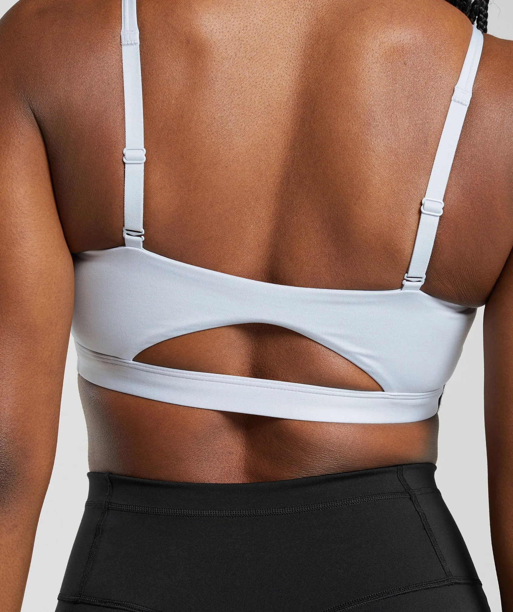 Gymshark Cut Out Bandeau - Fresh Blue