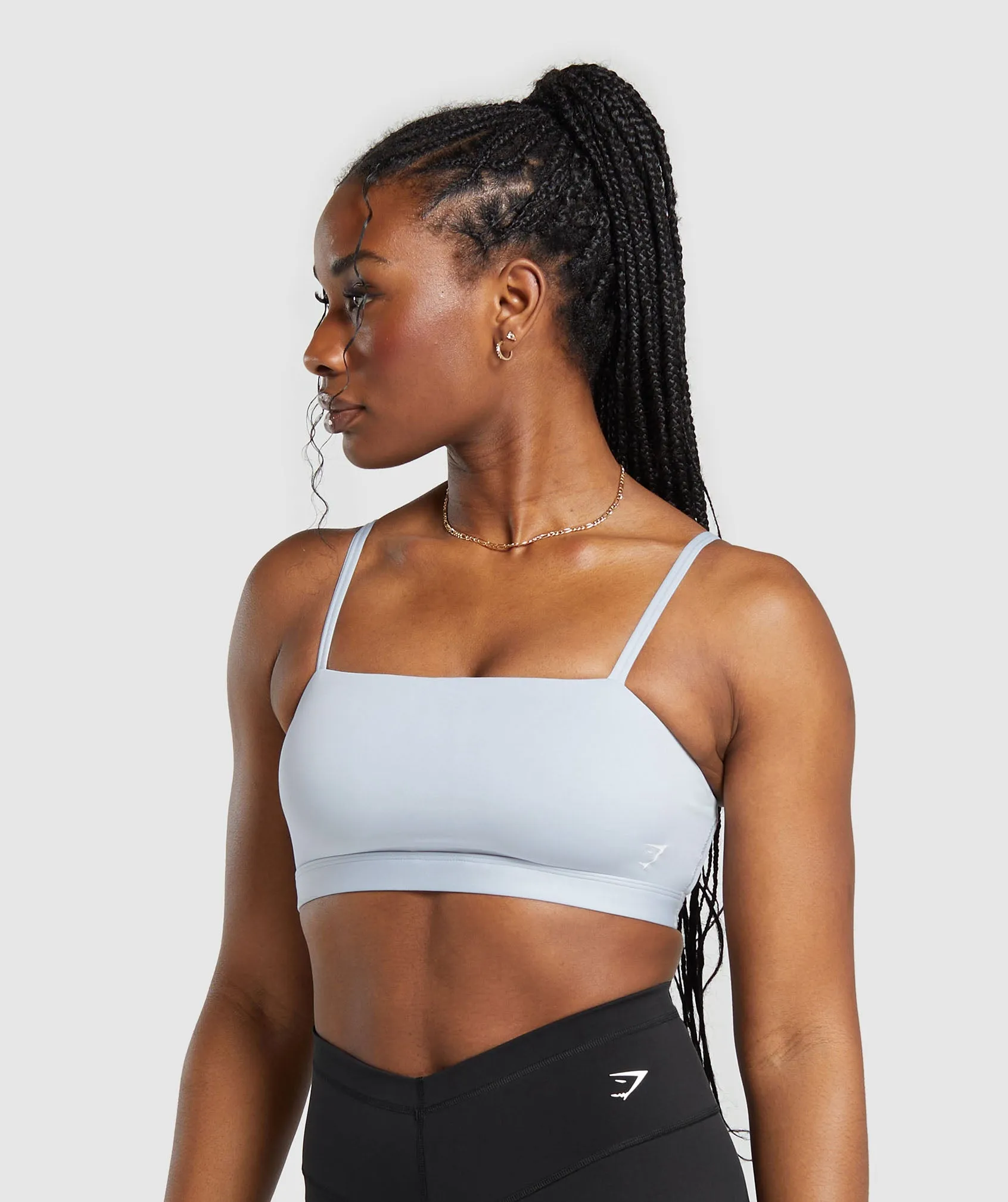 Gymshark Cut Out Bandeau - Fresh Blue