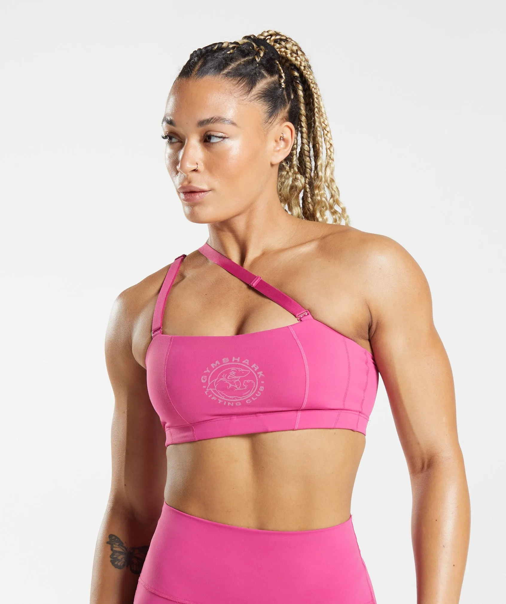 Gymshark Legacy Sports Bra - Deep Pink
