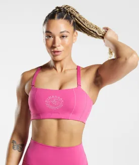 Gymshark Legacy Sports Bra - Deep Pink