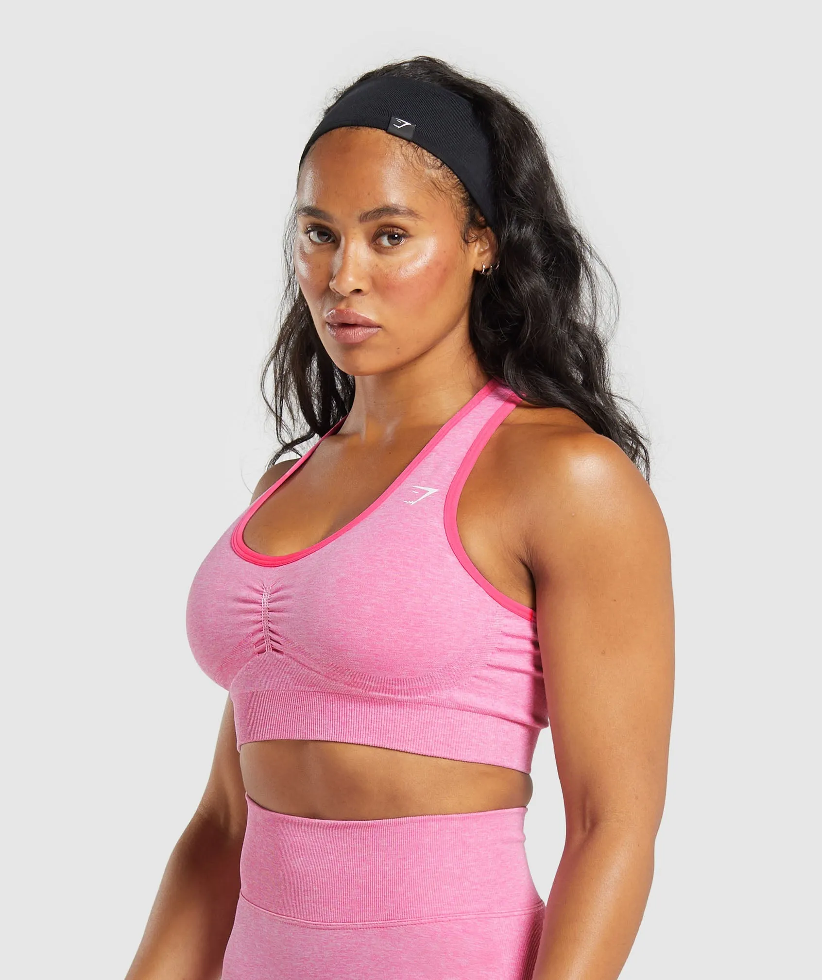 Gymshark Lift Contour Seamless Sports Bra - Pink