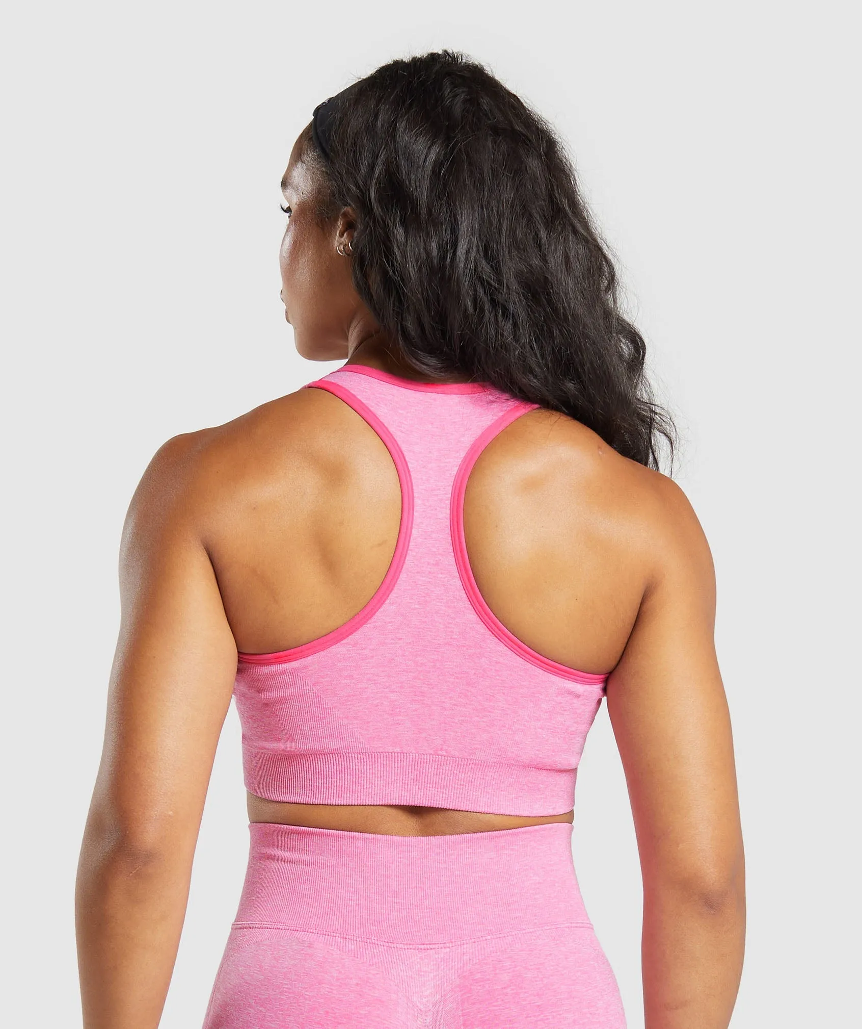 Gymshark Lift Contour Seamless Sports Bra - Pink