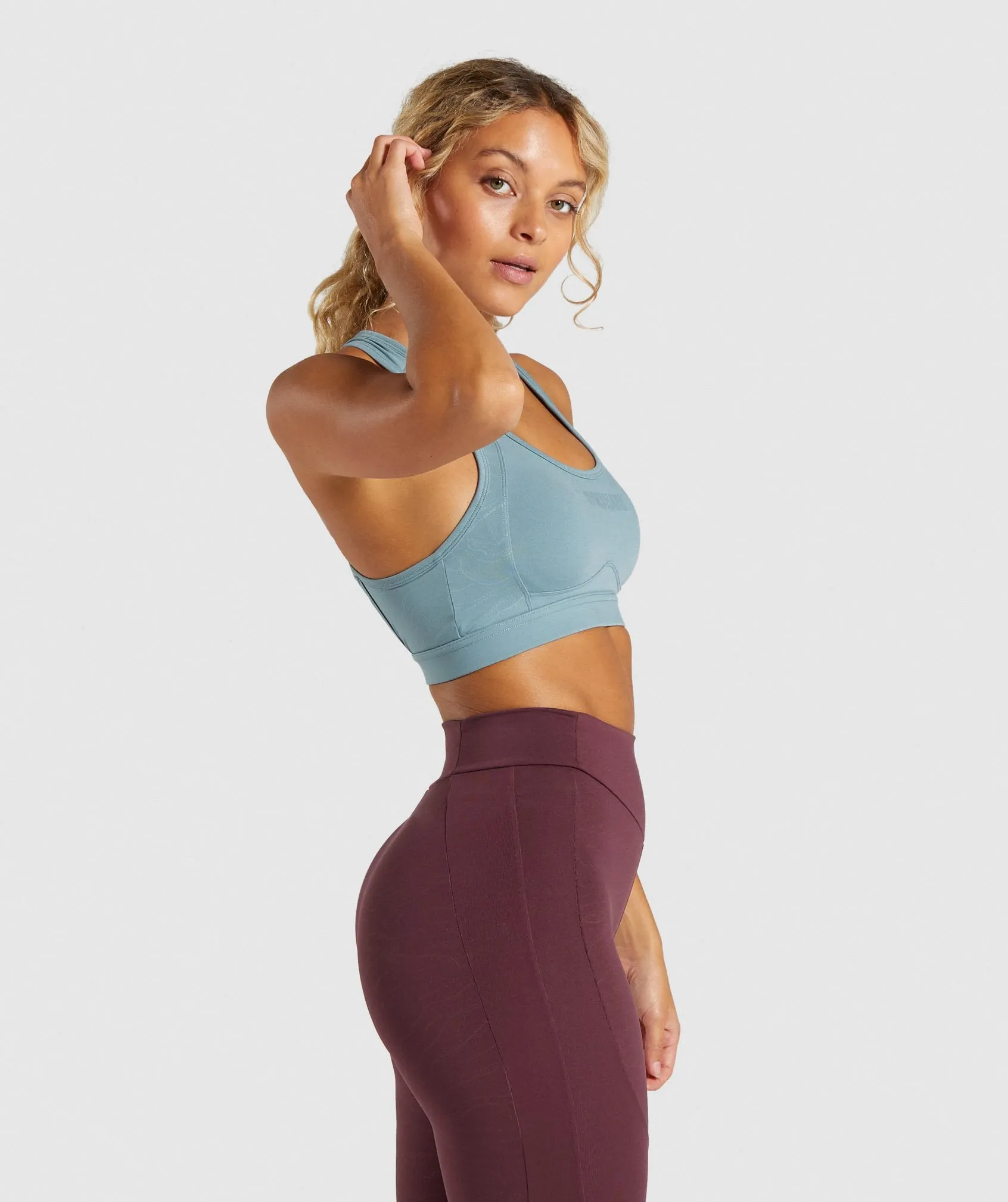 Gymshark Lustre Sports Bra - Turquoise