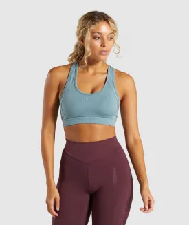 Gymshark Lustre Sports Bra - Turquoise