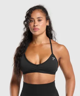Gymshark Minimal Sports Bra - Black