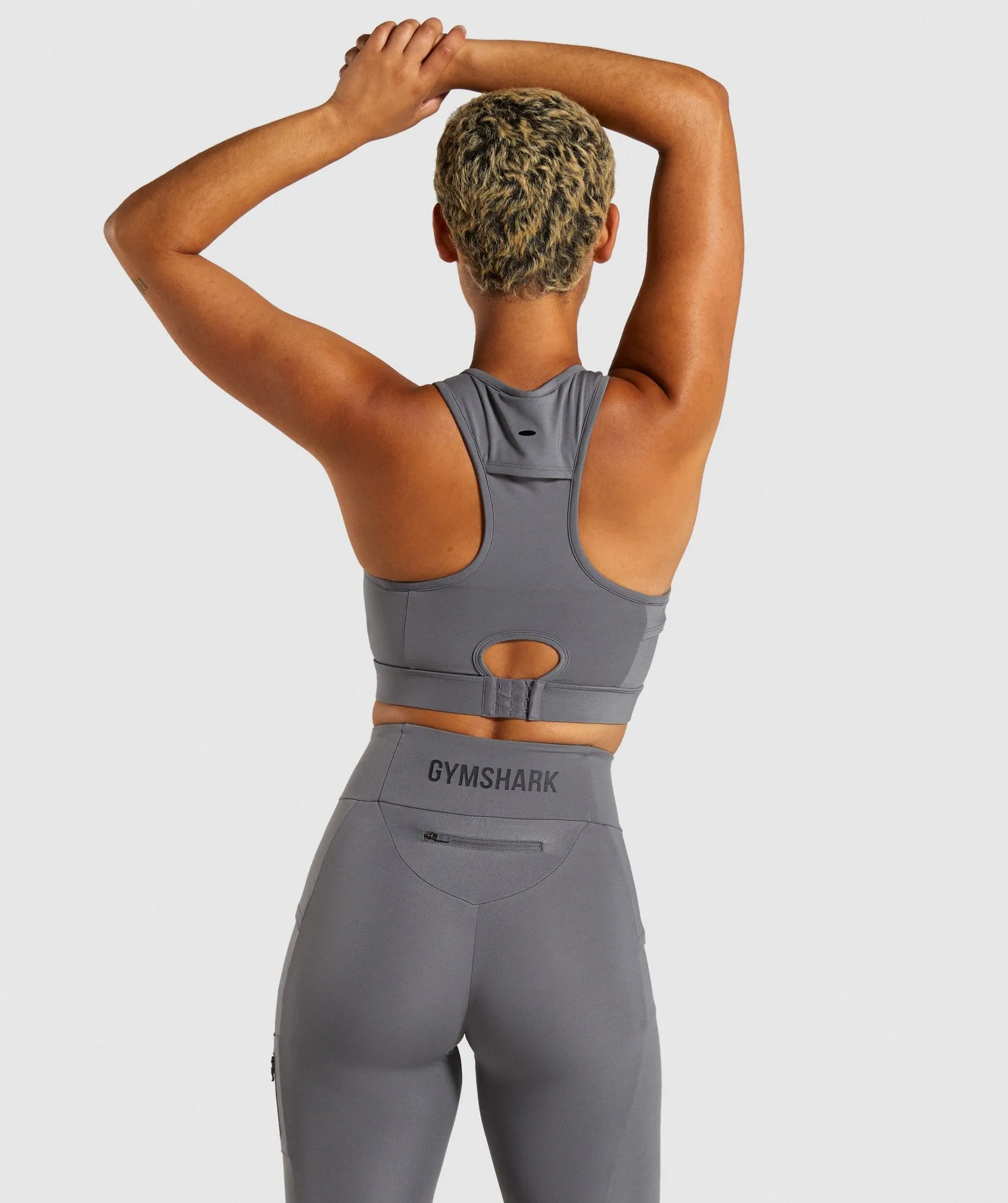 Gymshark Non Stop Sports Bra - Grey