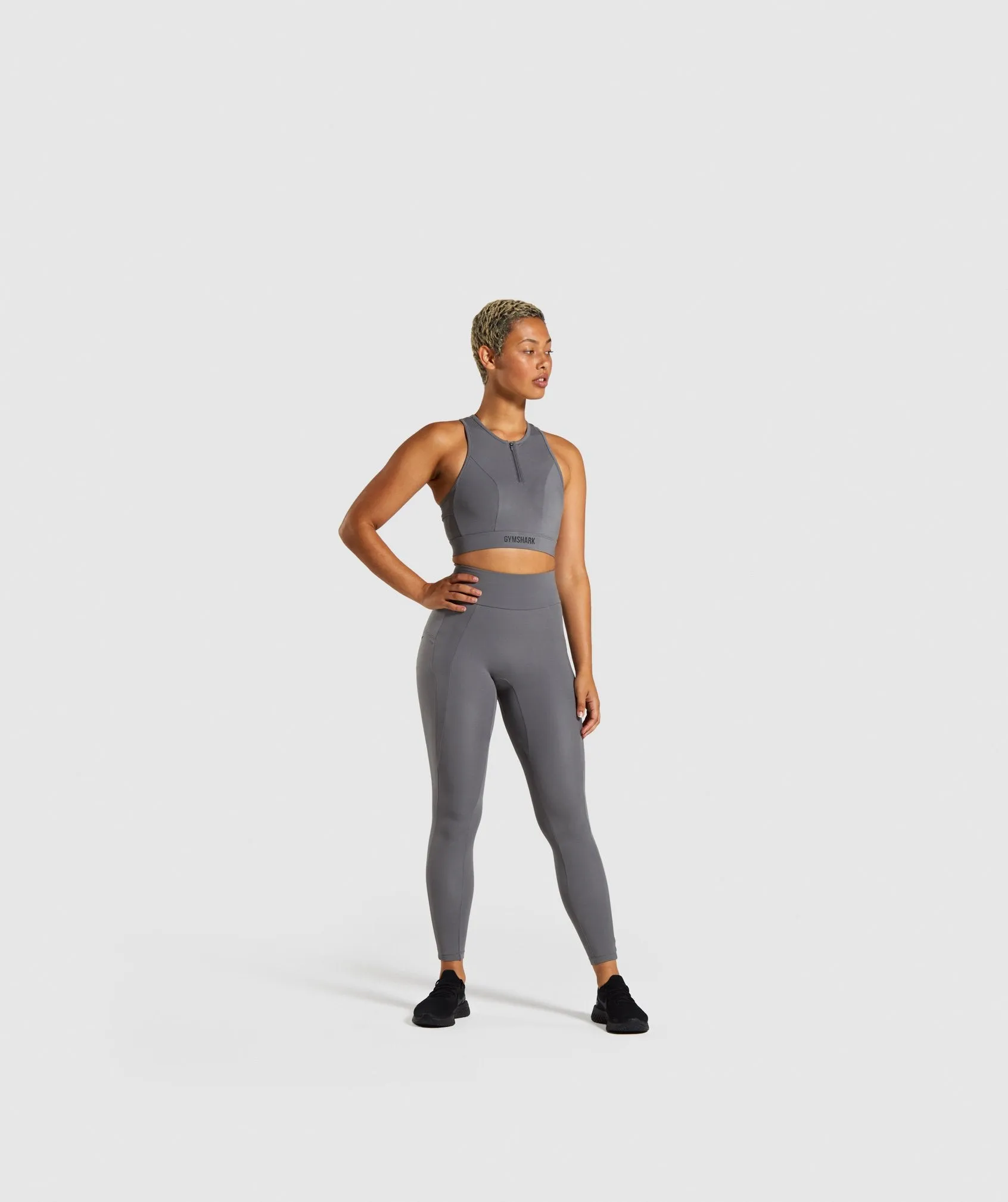 Gymshark Non Stop Sports Bra - Grey