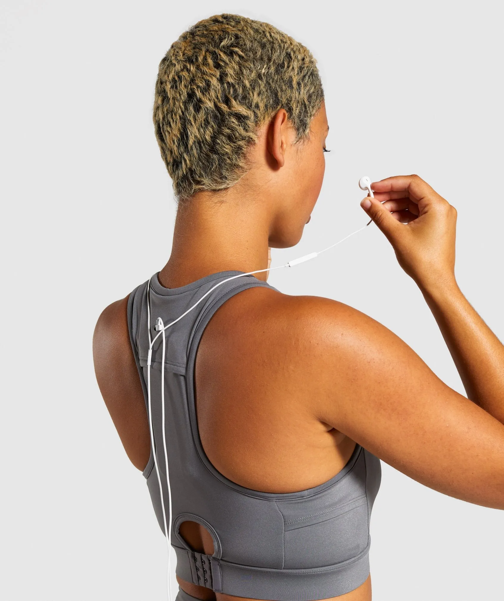 Gymshark Non Stop Sports Bra - Grey