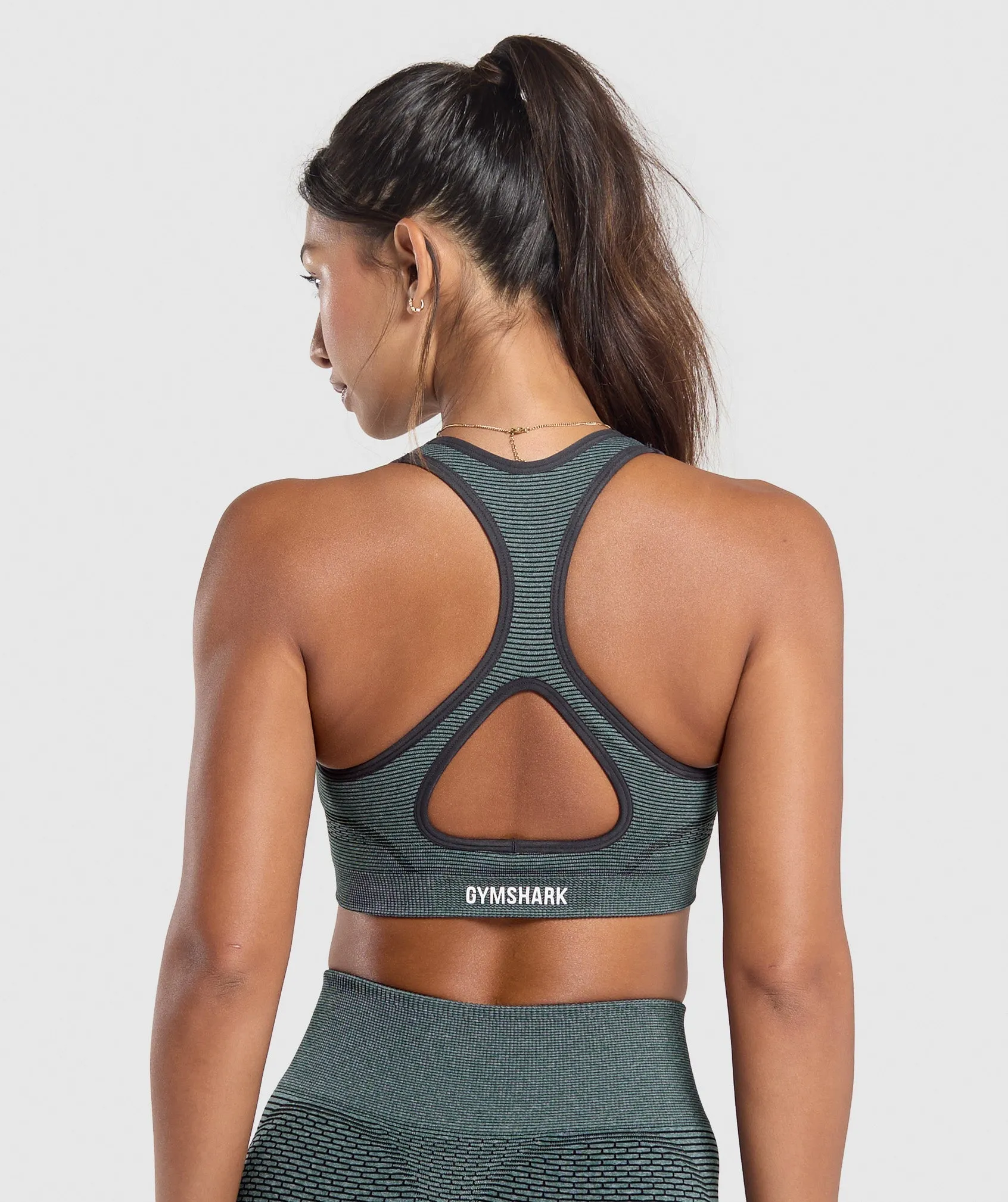Gymshark Sport Seamless Sports Bra - Victory Green/Discipline Green