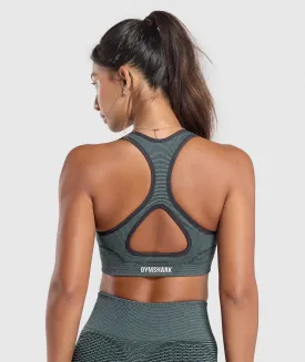 Gymshark Sport Seamless Sports Bra - Victory Green/Discipline Green