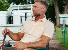 Heather Performance Sport Players Shirt - High Noon