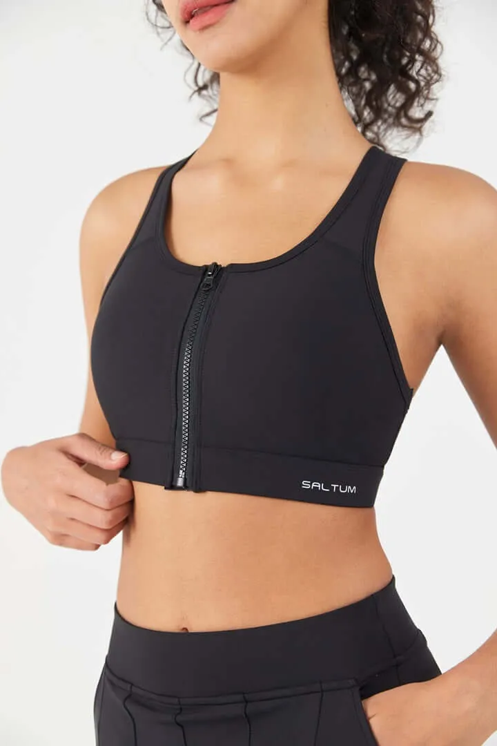 HiTense™ Front Zip Sports Bra & Running Short Set