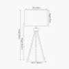 Houston Matt Black Table Lamp