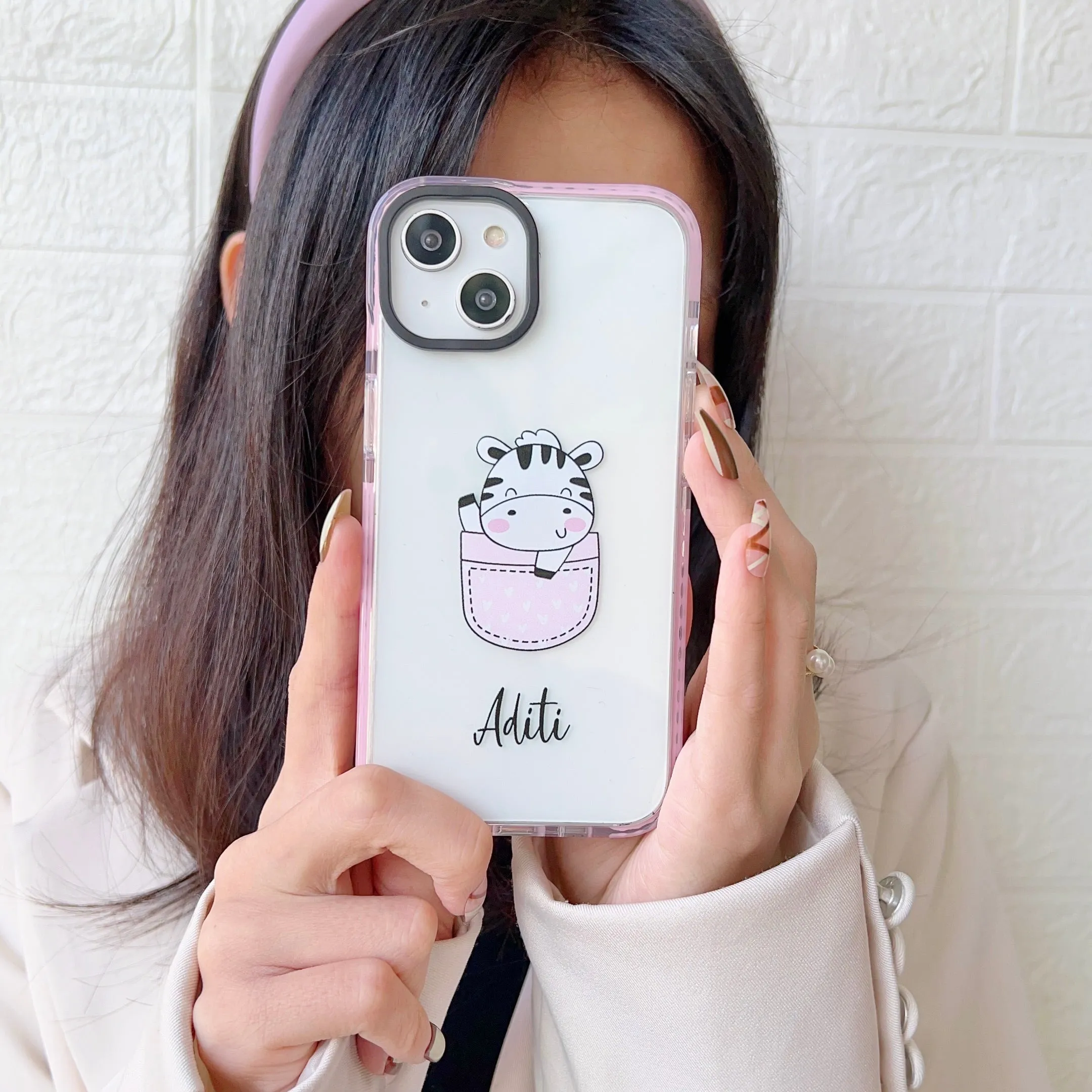 iPhone Impact Proof Customised Silicon Case ( Cute Pocket Animals )