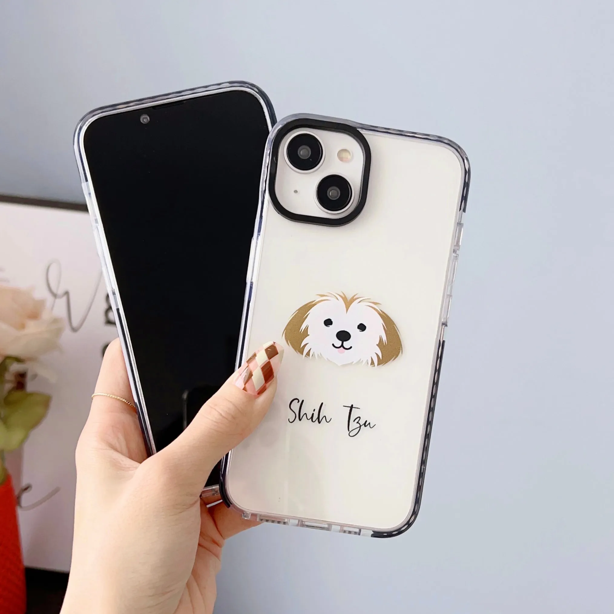 iPhone Impact Proof Customised Silicon Case ( Dog Breed Faces )