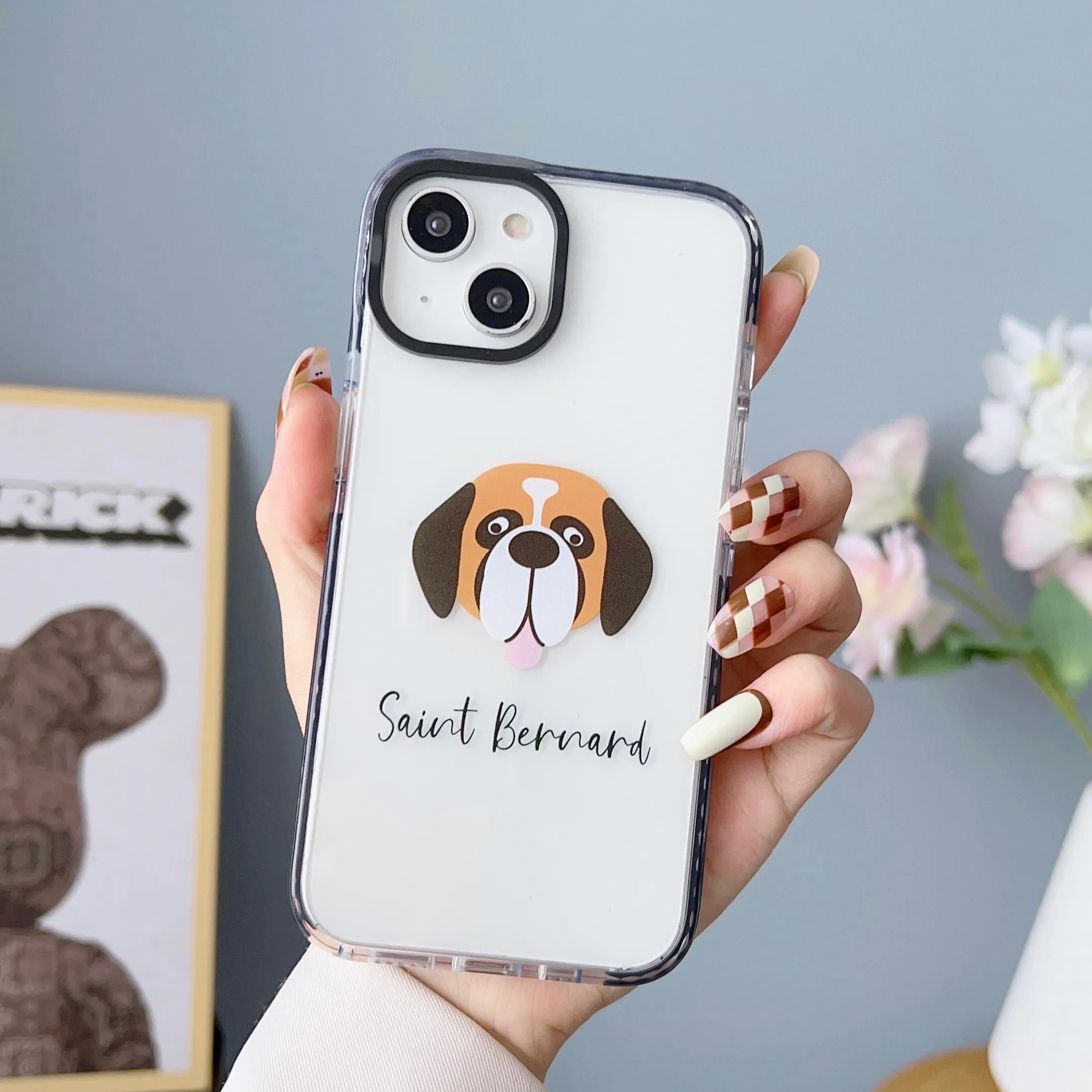 iPhone Impact Proof Customised Silicon Case ( Dog Breed Faces )