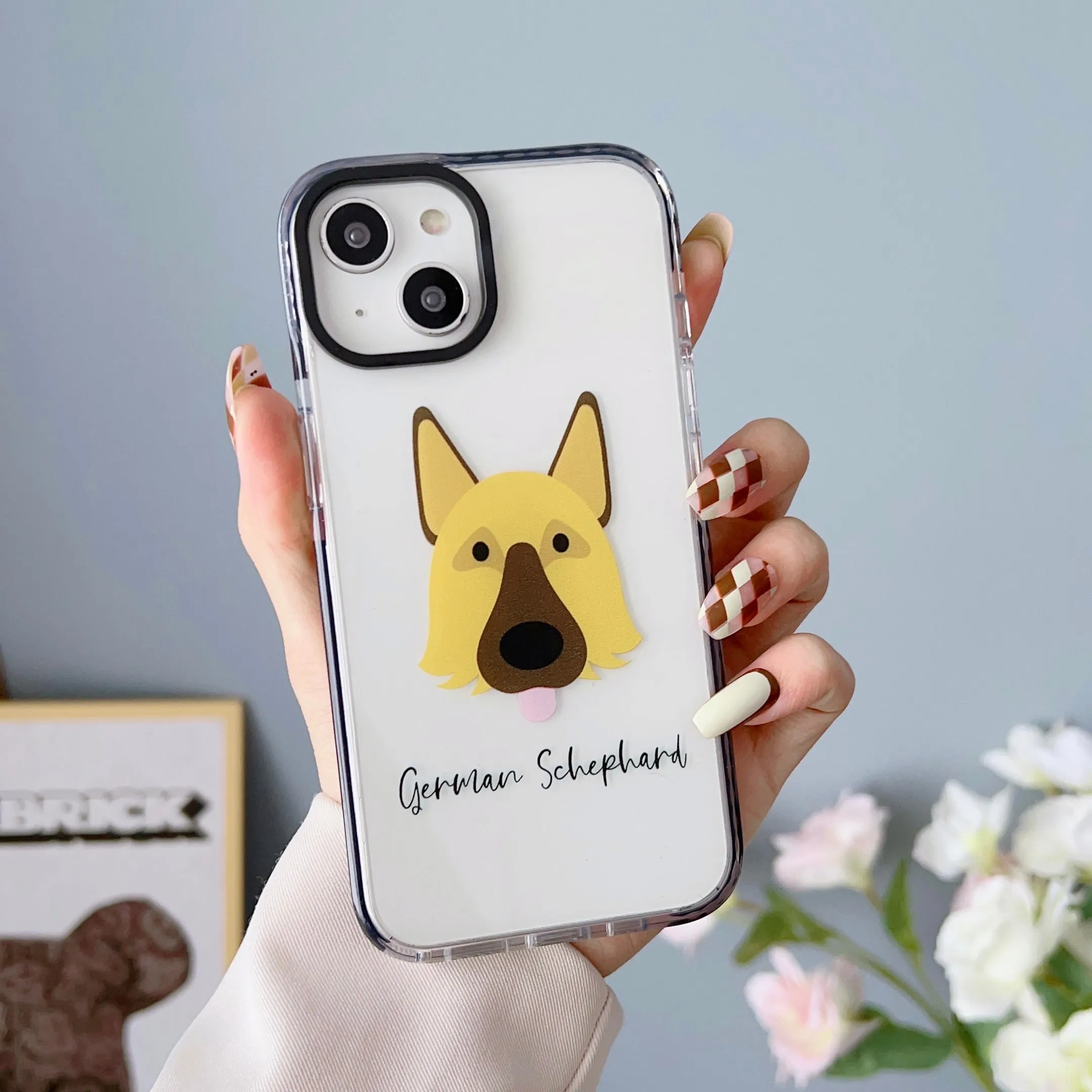 iPhone Impact Proof Customised Silicon Case ( Dog Breed Faces )