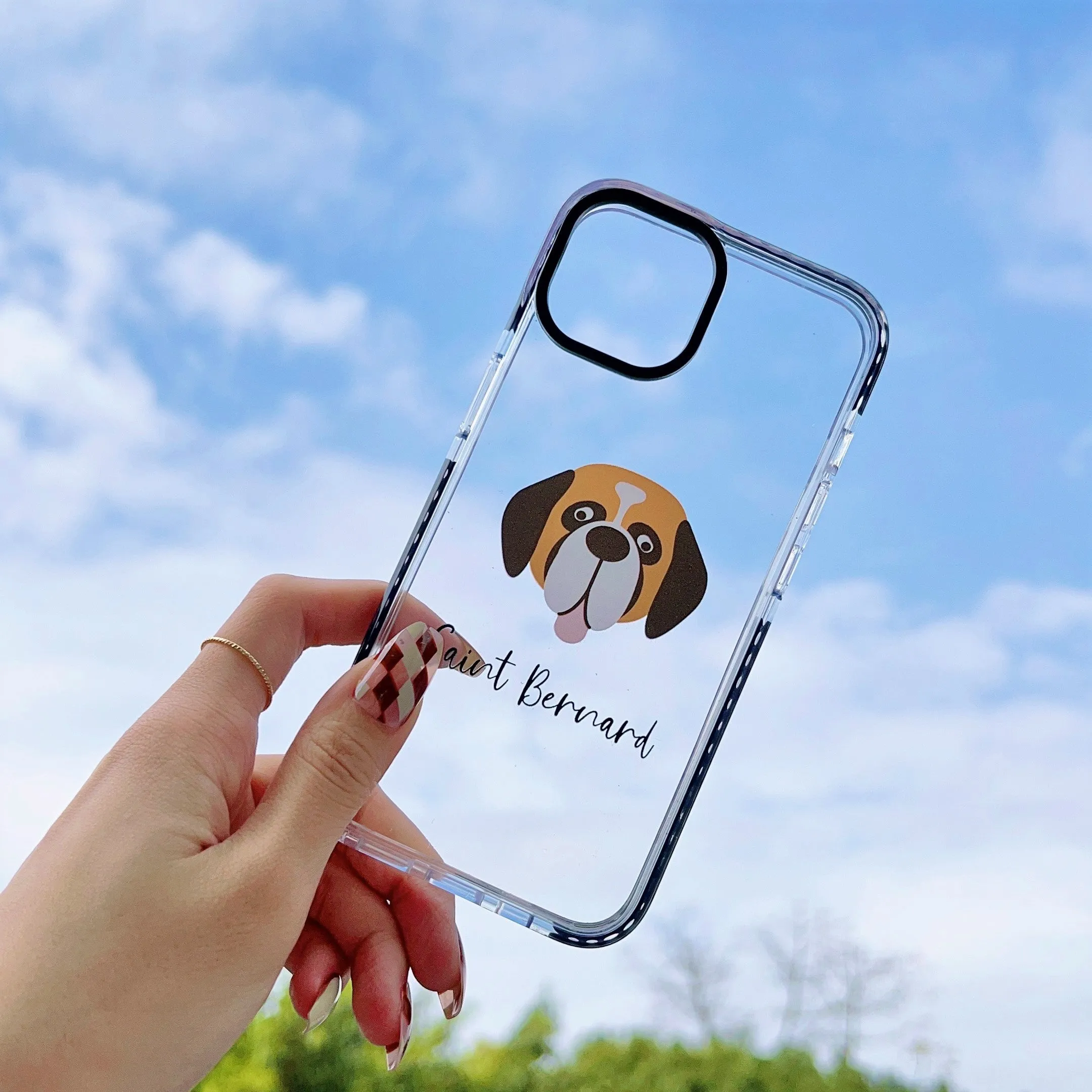 iPhone Impact Proof Customised Silicon Case ( Dog Breed Faces )