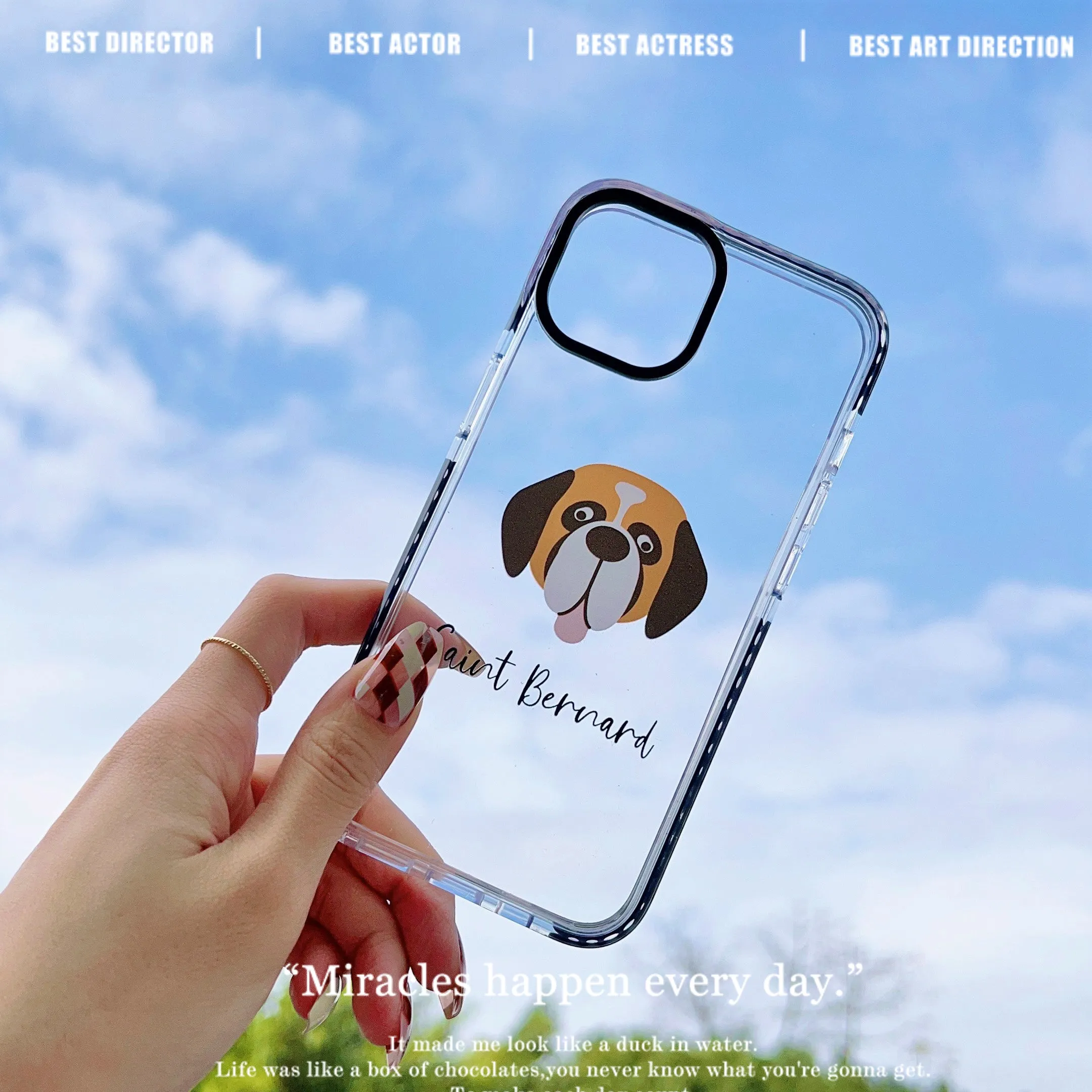 iPhone Impact Proof Customised Silicon Case ( Dog Breed Faces )