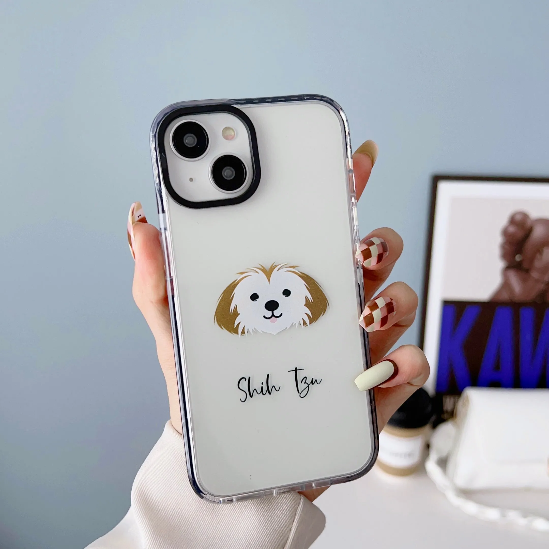 iPhone Impact Proof Customised Silicon Case ( Dog Breed Faces )