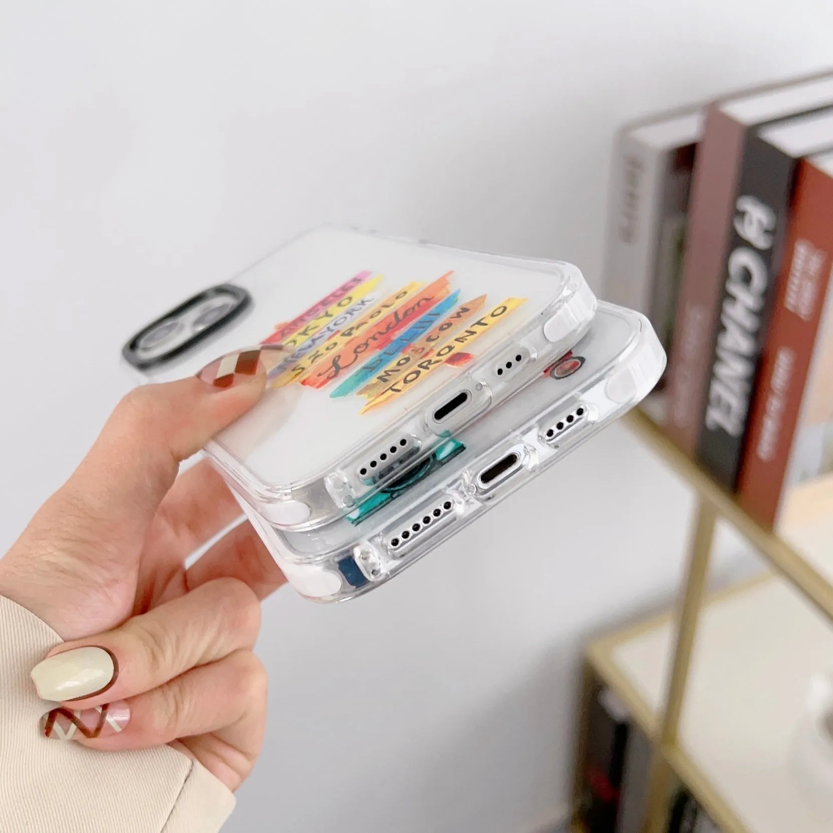 iPhone Impact Proof Silicon Case ( Travel Icons )