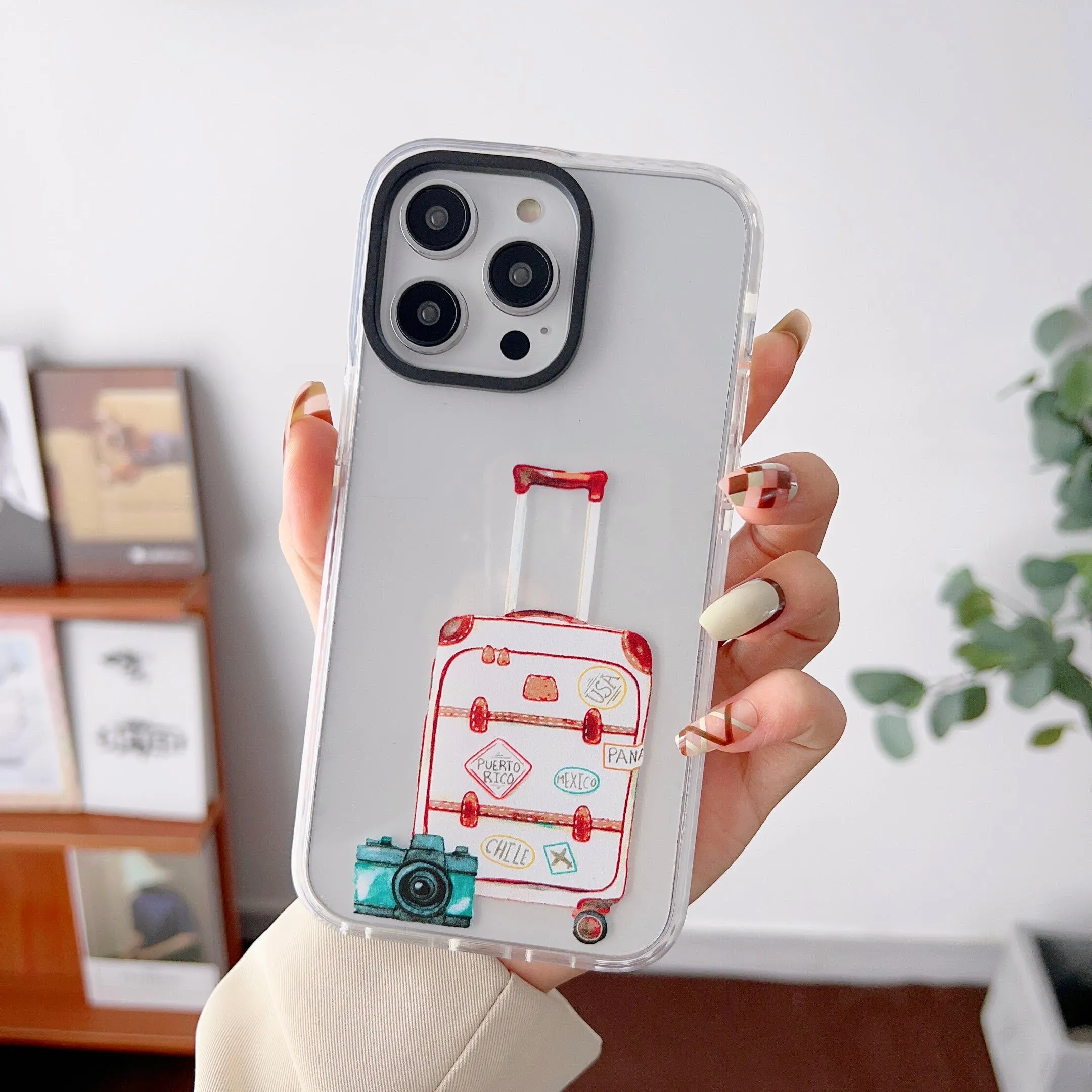 iPhone Impact Proof Silicon Case ( Travel Icons )