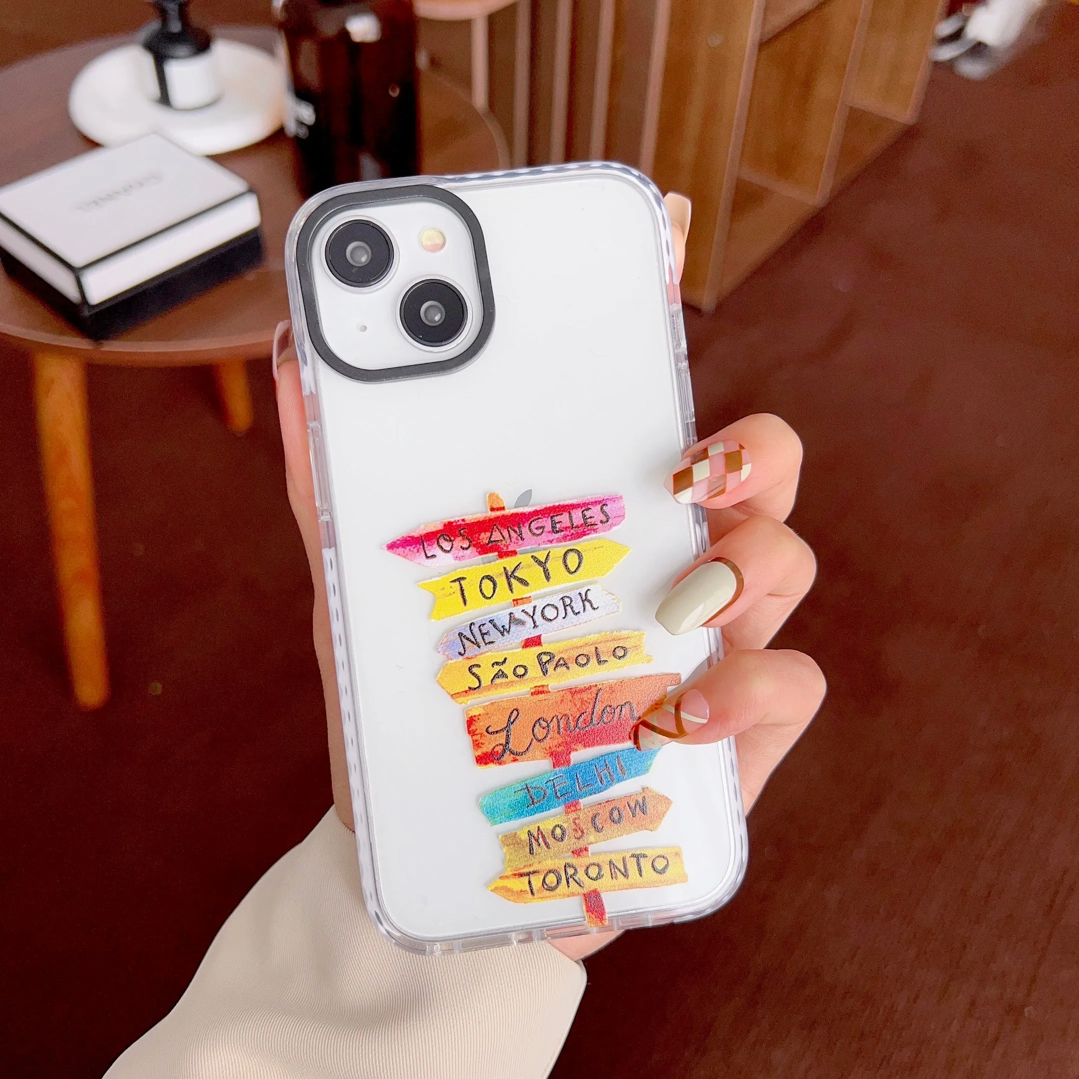 iPhone Impact Proof Silicon Case ( Travel Icons )