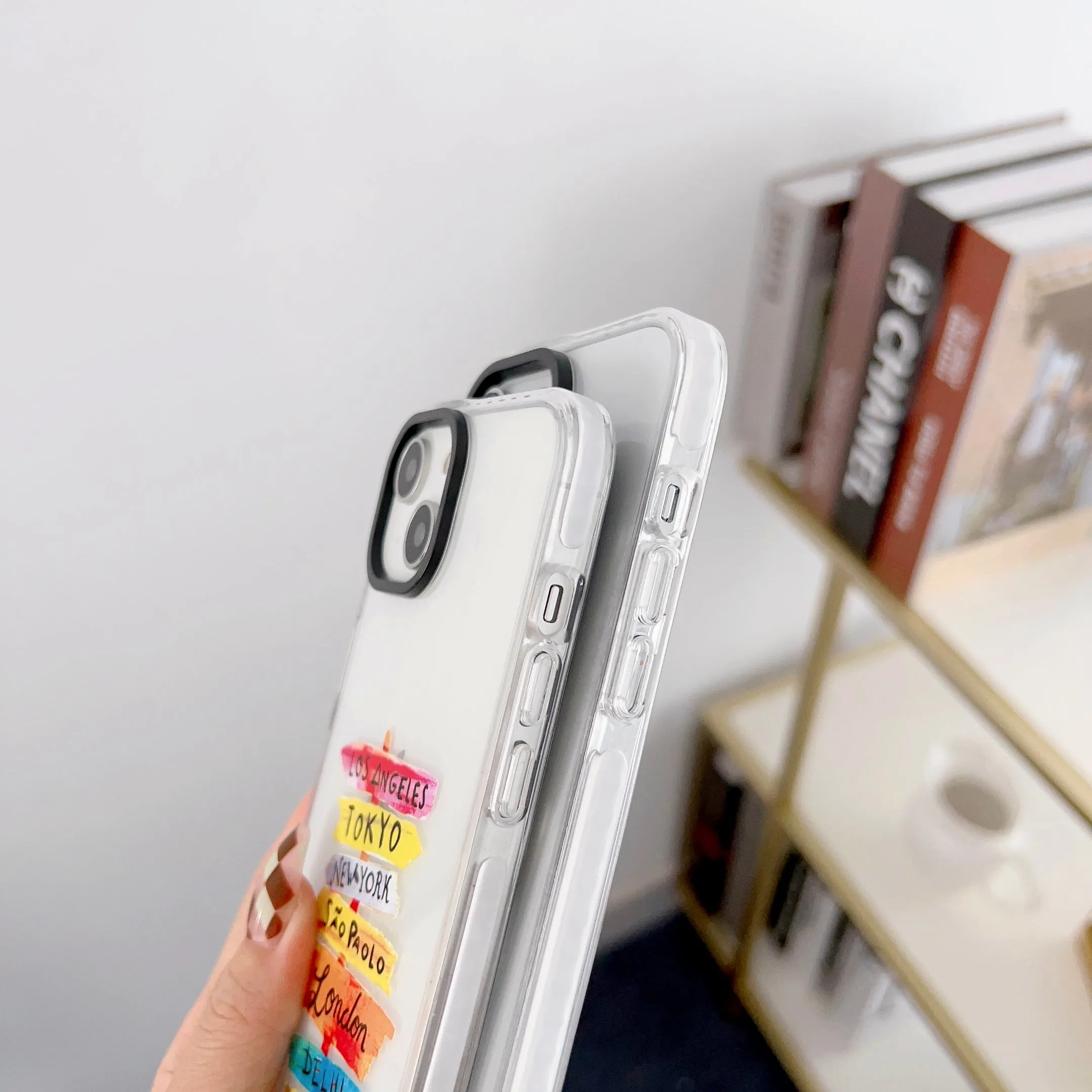 iPhone Impact Proof Silicon Case ( Travel Icons )