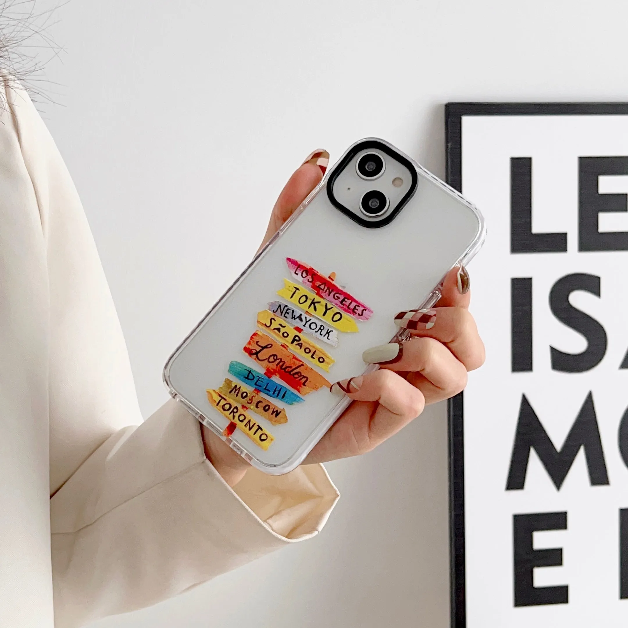 iPhone Impact Proof Silicon Case ( Travel Icons )
