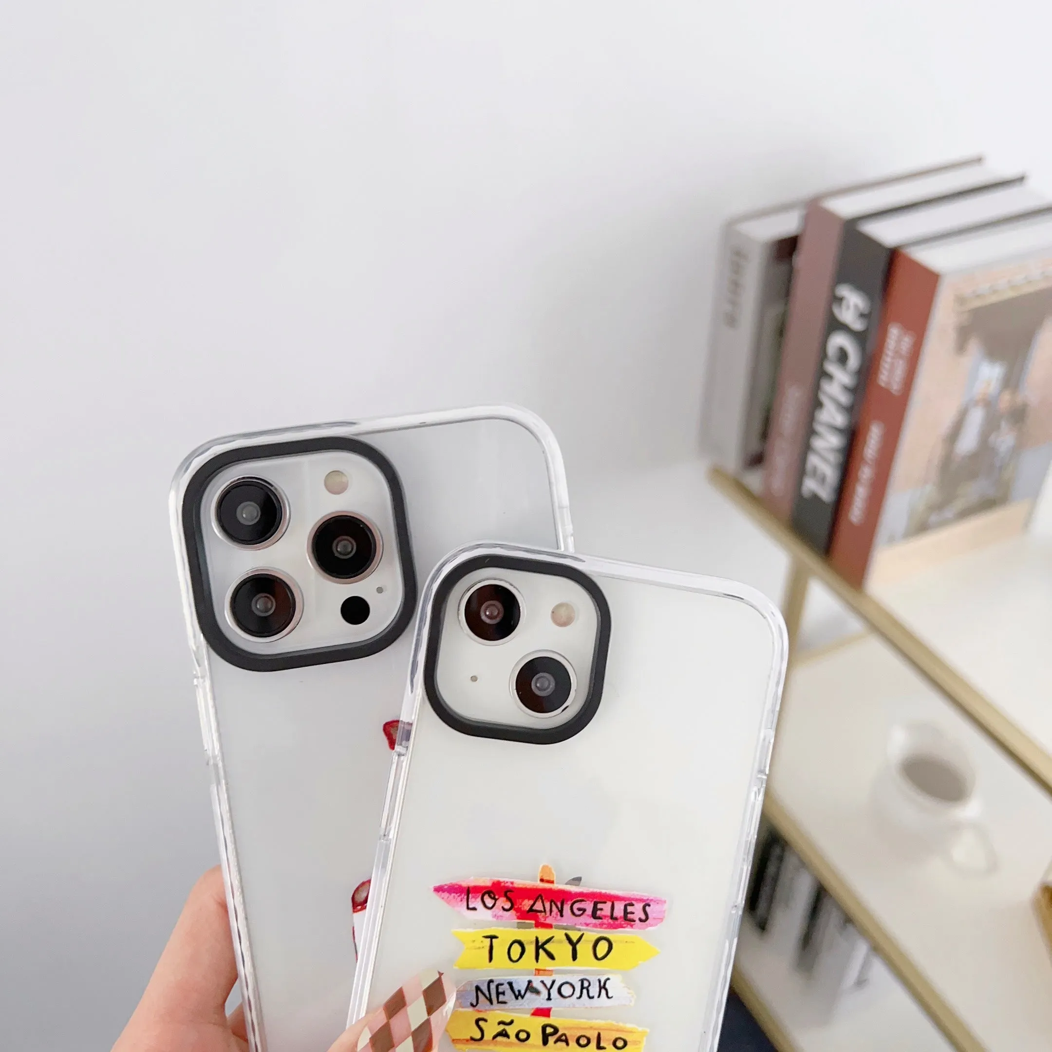 iPhone Impact Proof Silicon Case ( Travel Icons )