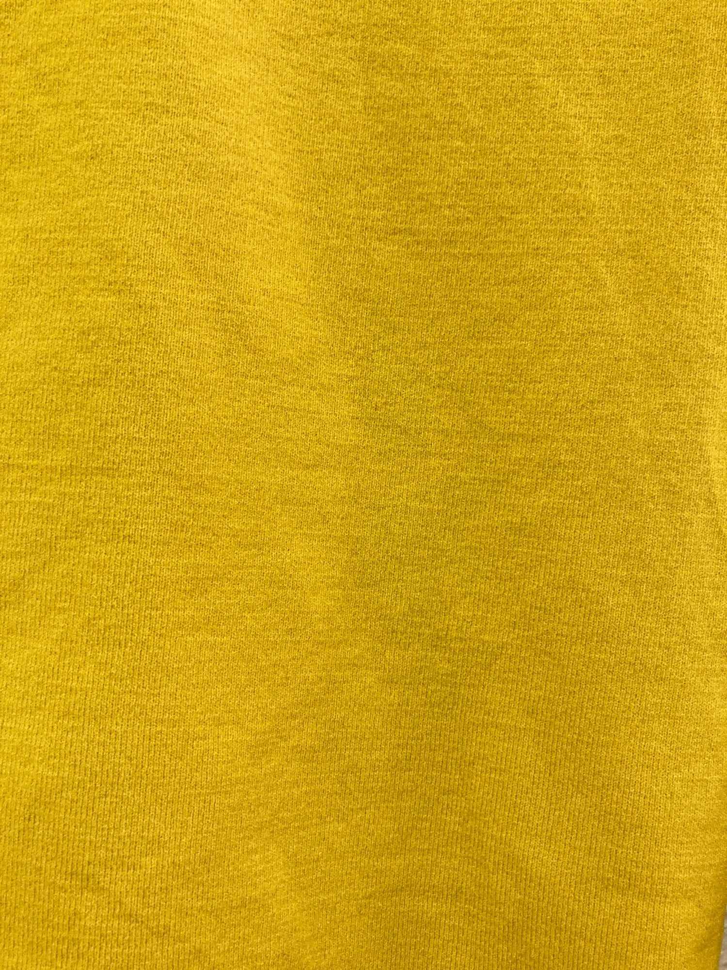 Jean Paul Gaultier mustard snap button cardigan with embroidered hem - size 40
