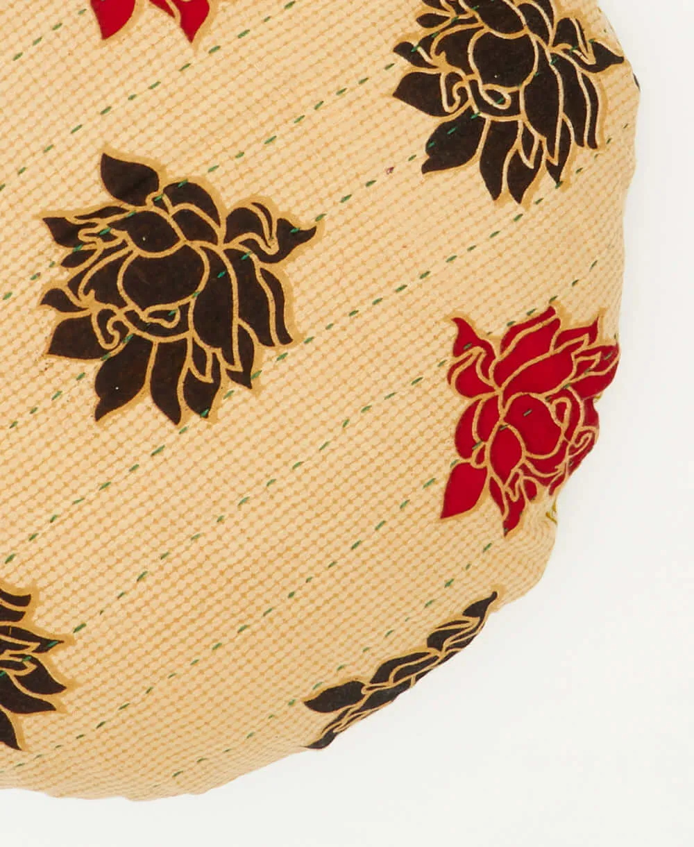 Kantha Round Pillow - No. 240139