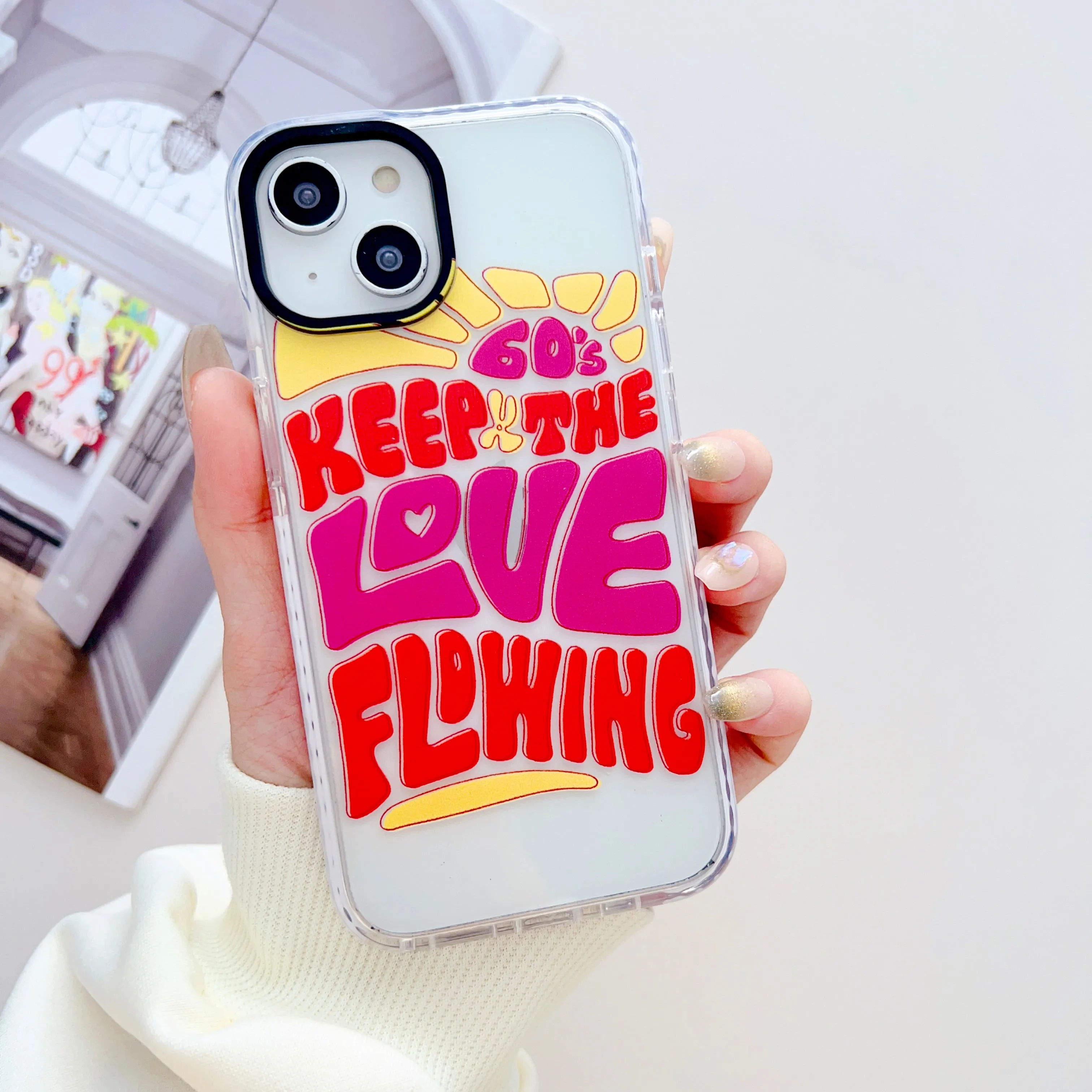 Keep The Love Flowing Designer Impact Proof Case for iPhone