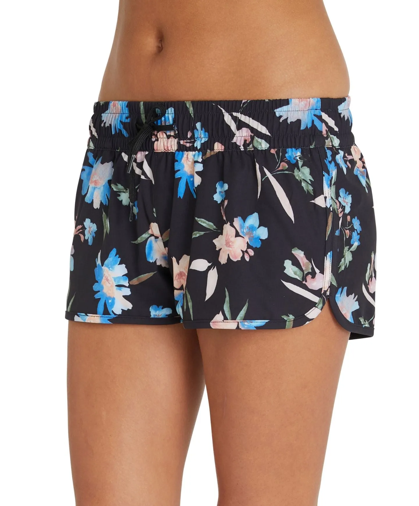 Laney 2" Printed Stretch Boardshort - Black