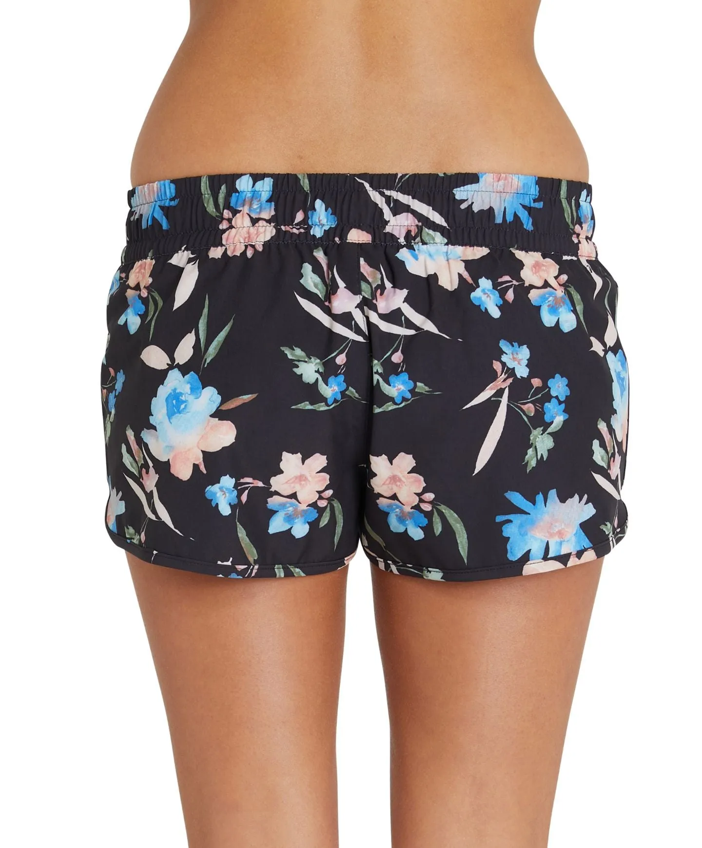 Laney 2" Printed Stretch Boardshort - Black