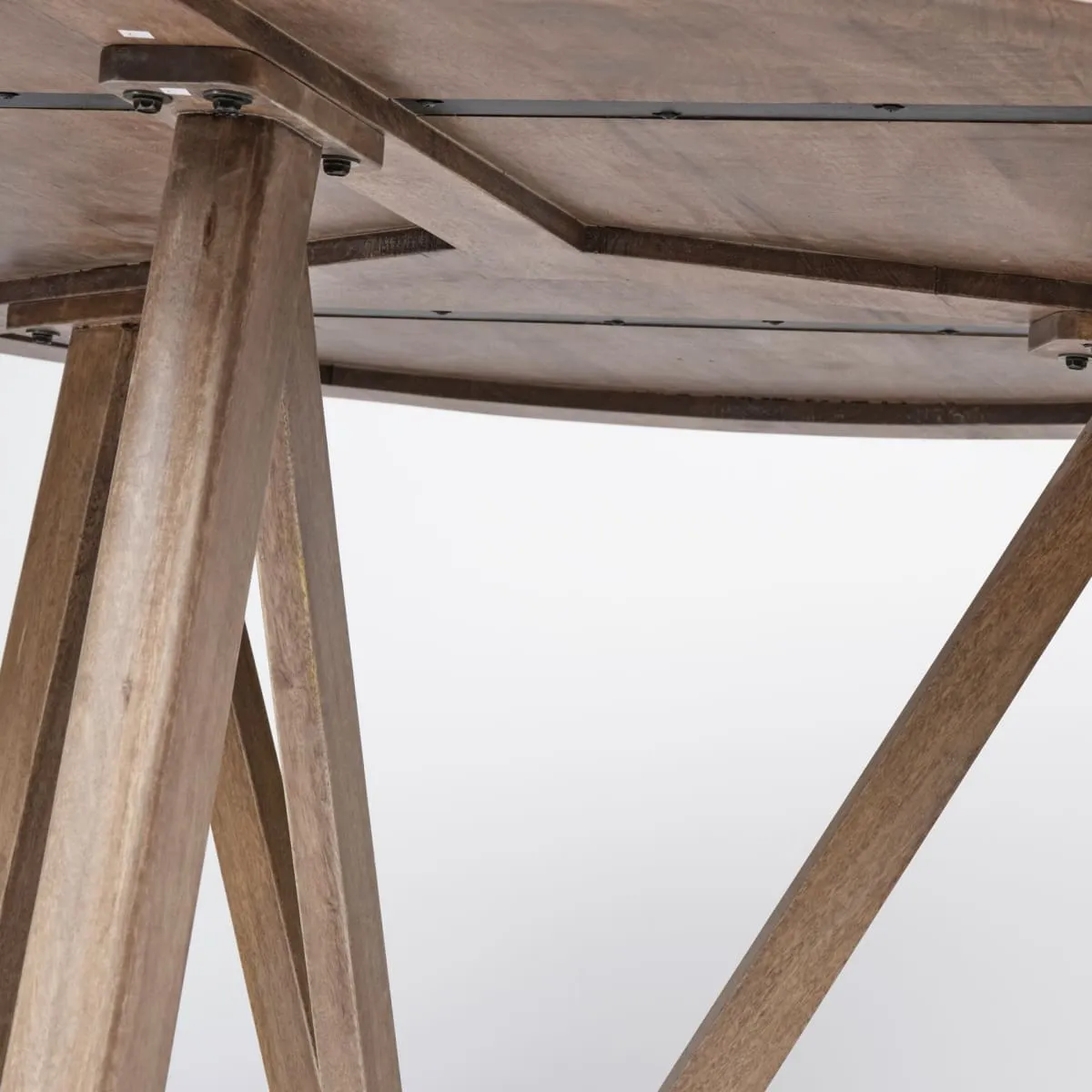 Legolas Dining Table Brown Wood | Round