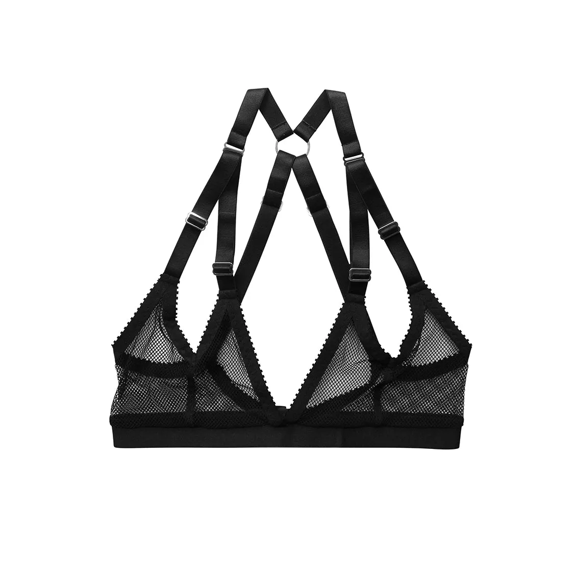 Lucy Bralette Fishnet Mesh