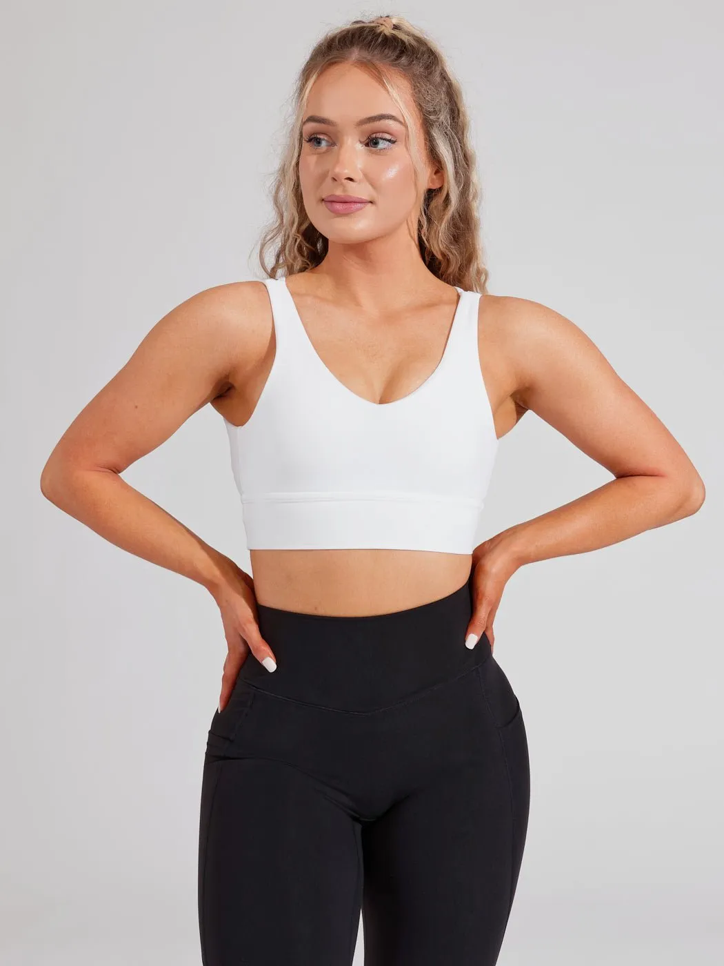 Monarch Sports Bra - White