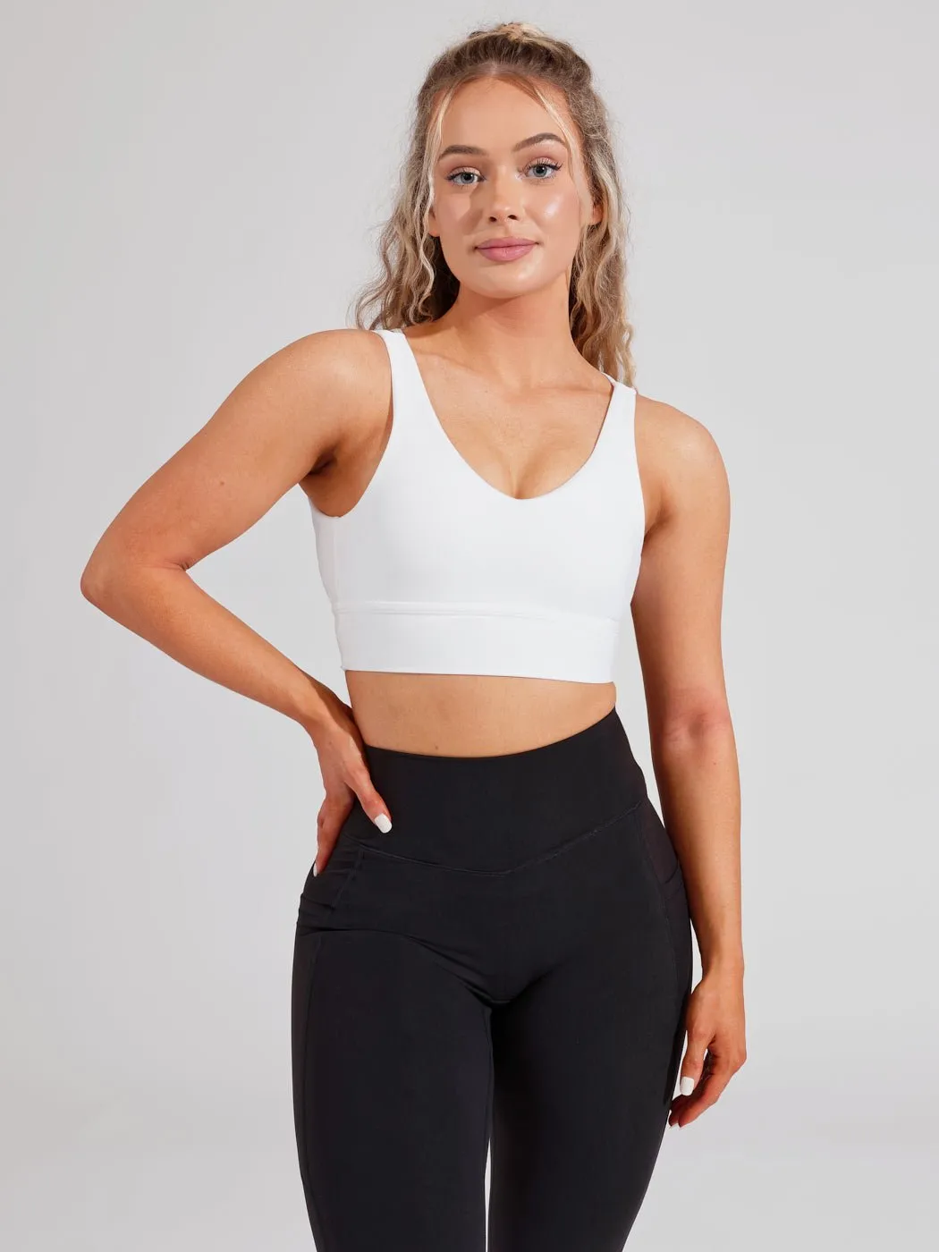 Monarch Sports Bra - White