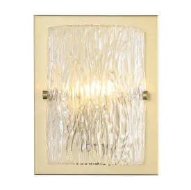 Morgan 376W01SB 1-Light Wall Sconce - Satin Brass