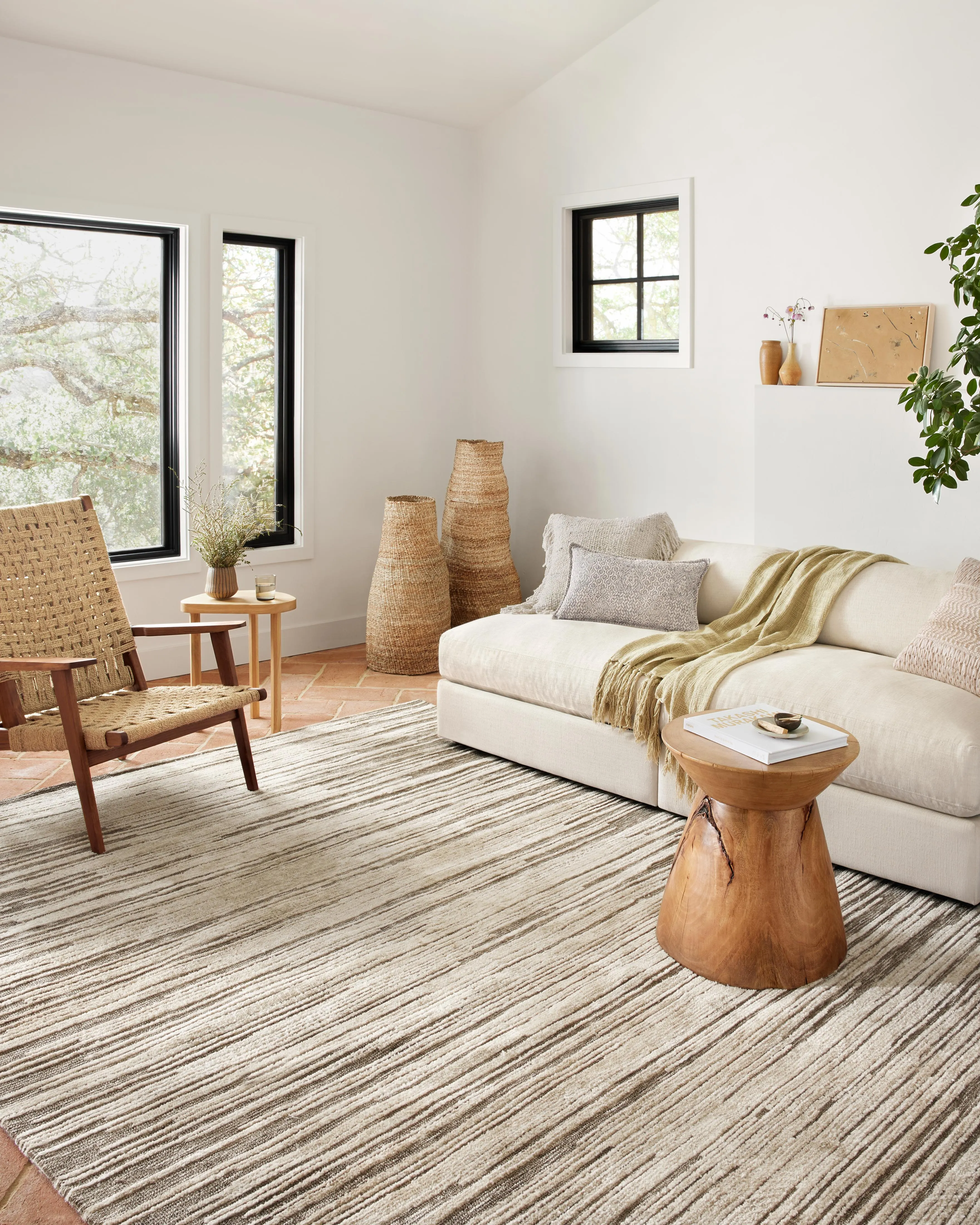 Neda Rug in Taupe & Stone