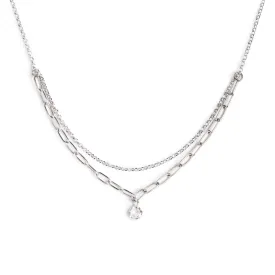 Nova Sparks Silver Necklace