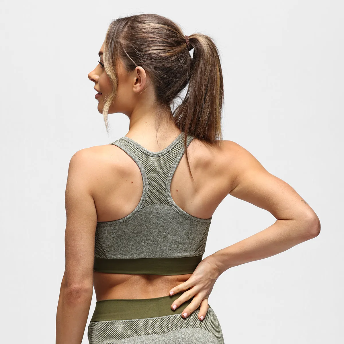 Olive Seamless Bra
