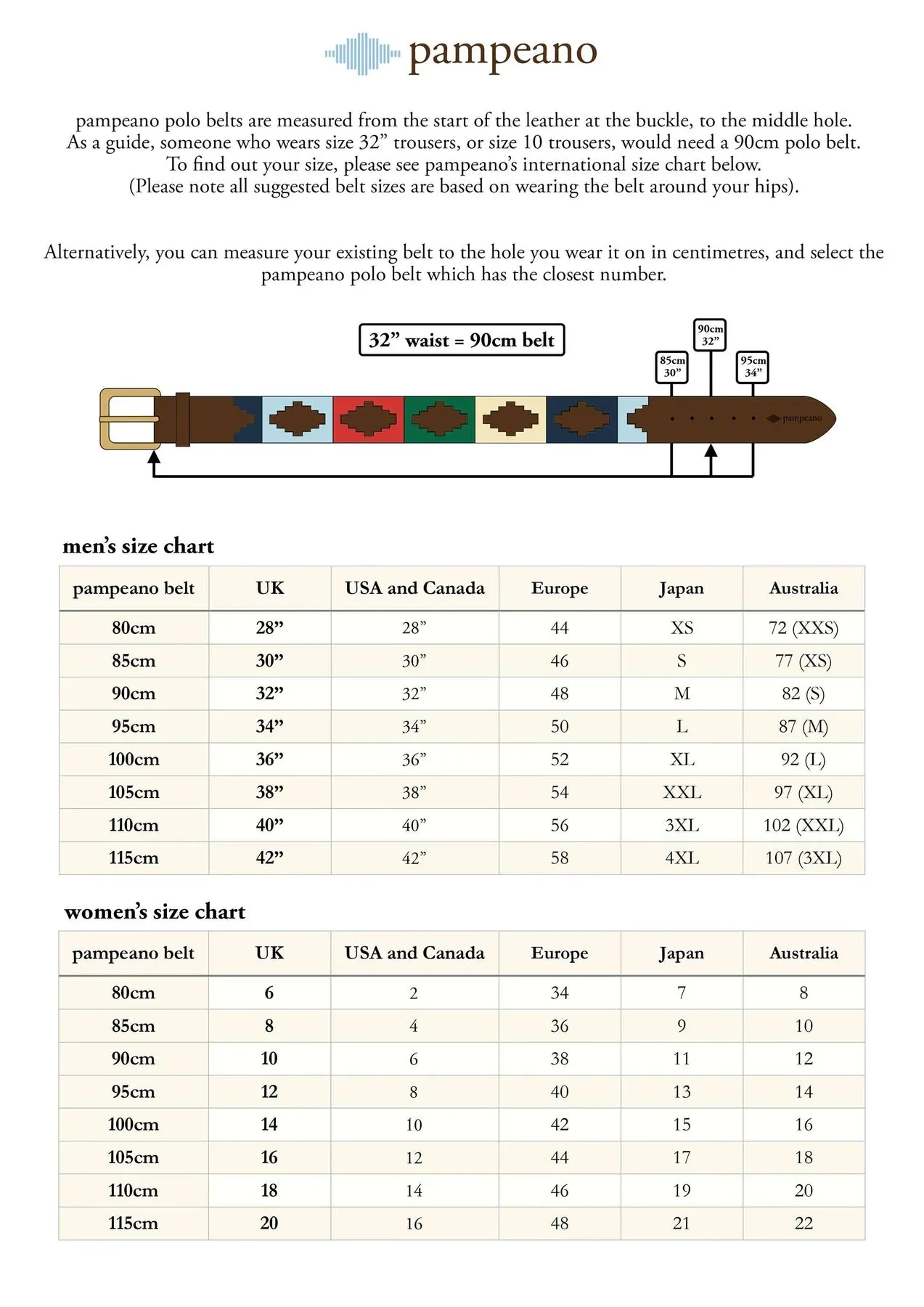 Pampeano Polo Belt 'Ceibo'