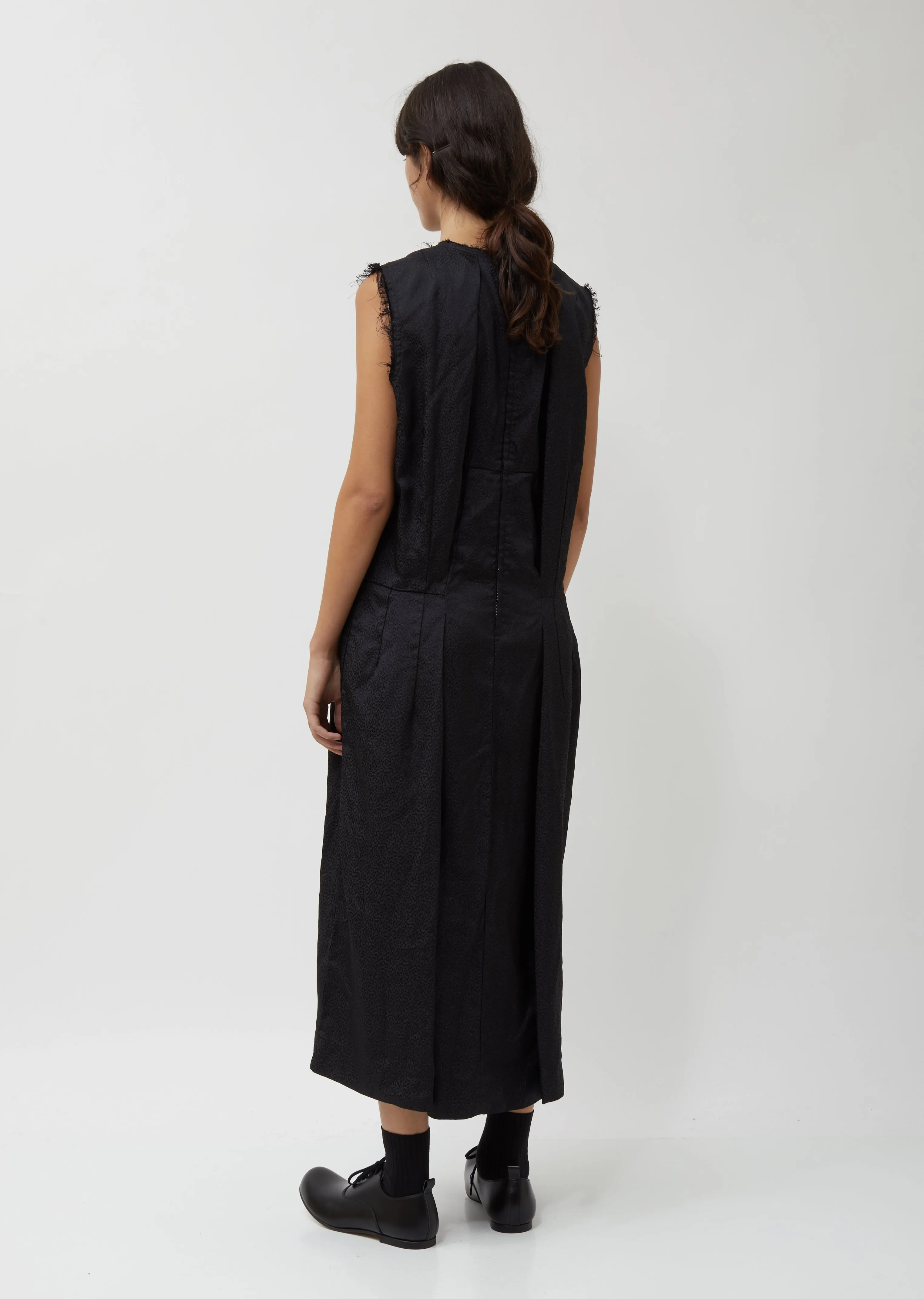 Polyester Dobby Animal Pattern Dress