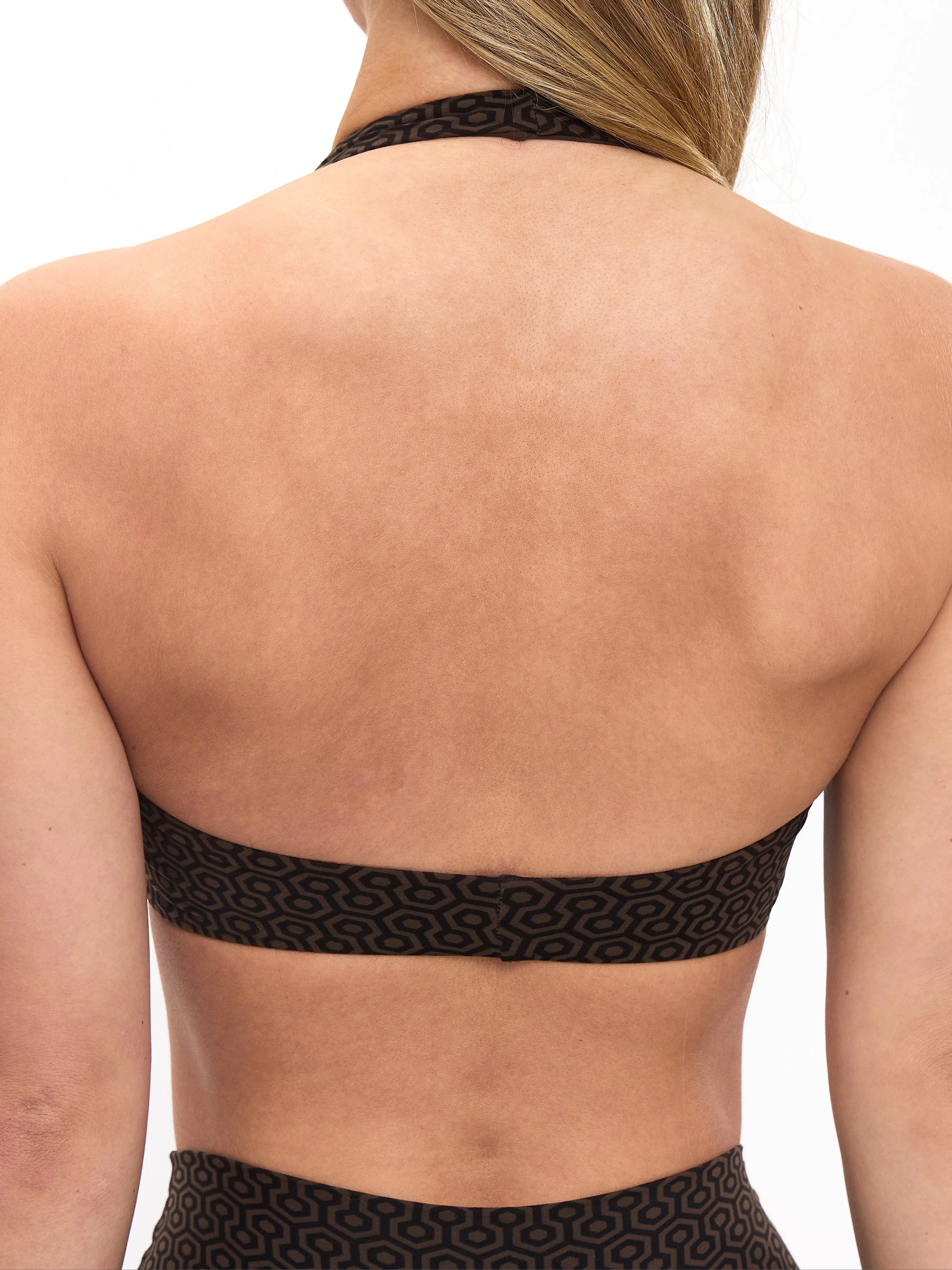 Poshknit Twist Halter - Estes Print