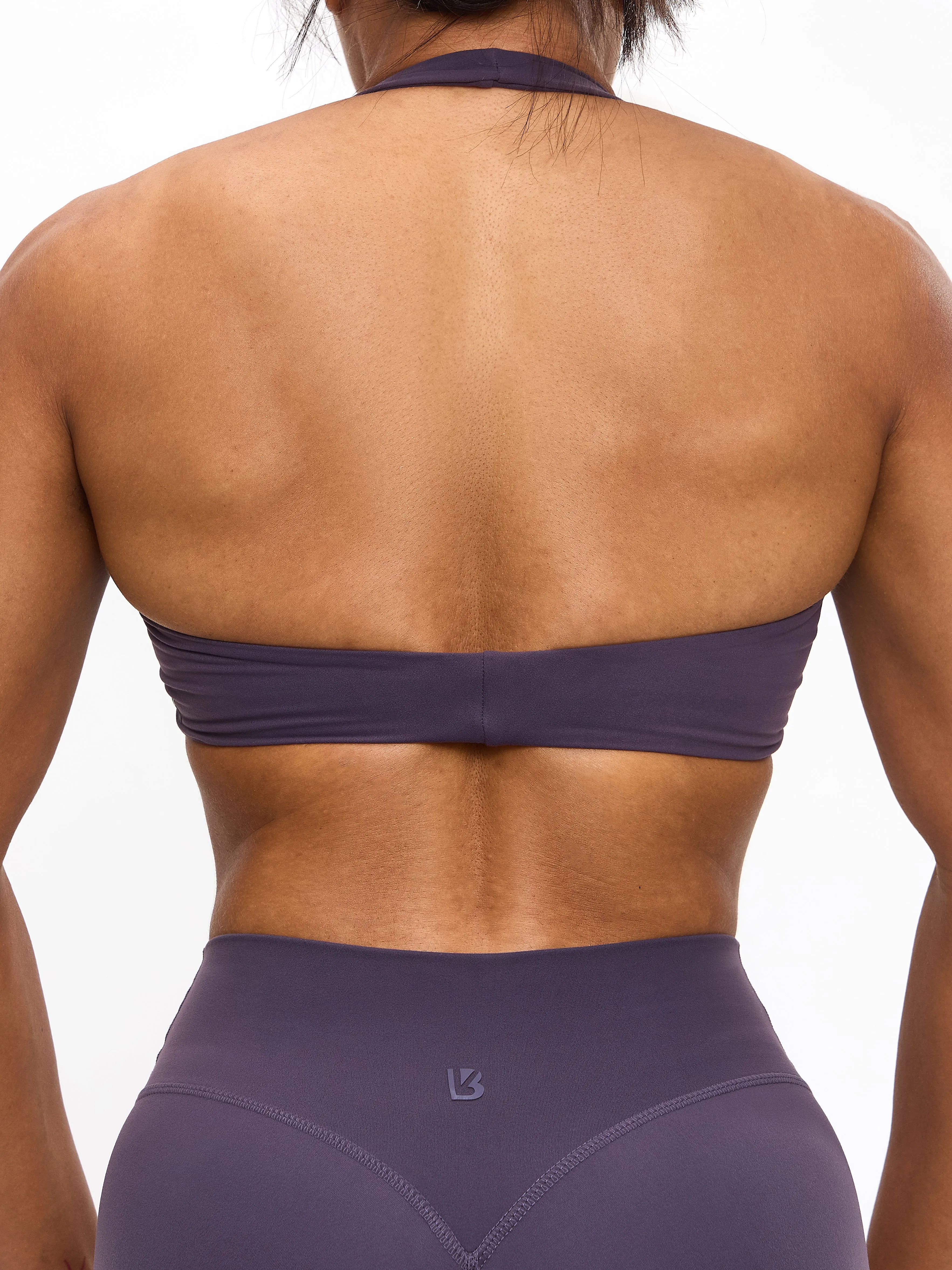 Poshknit Twist Halter - Purple Shadow
